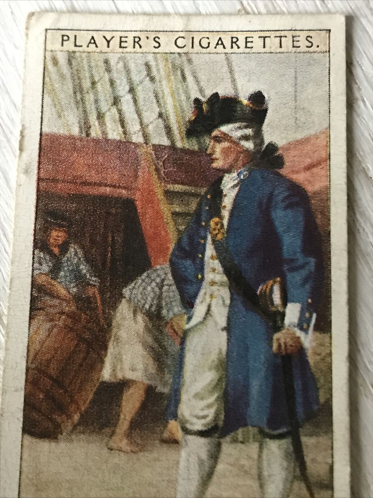 Players Cigarettes Card History Of Naval Dress 23 Midshipman 1777 Vintage