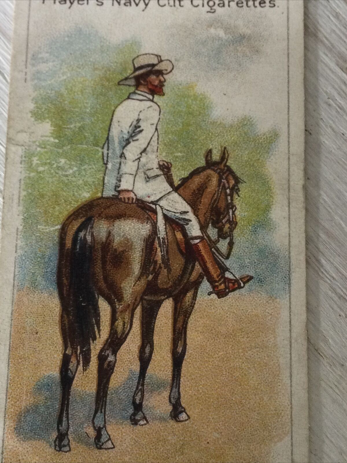 PLAYER'S Cigarette Card Riders Of The World 3 Ceylon Planter Colonialism Tea