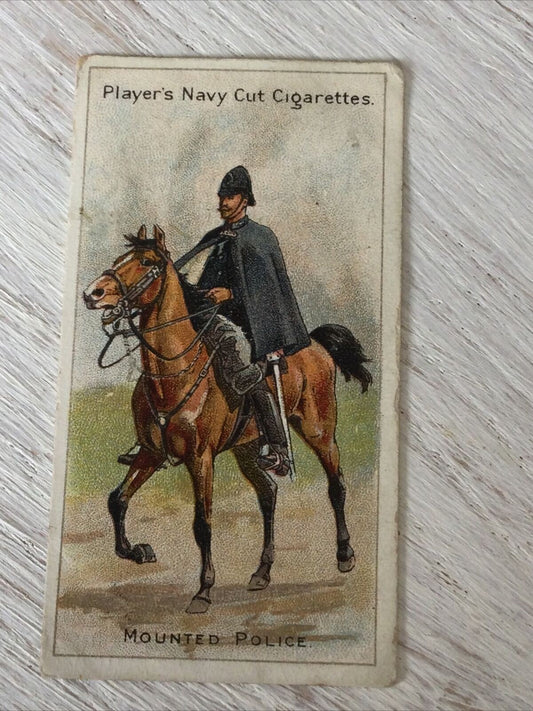 PLAYER'S Cigarette Card Riders Of The World. Mounted Police 5 Police Force