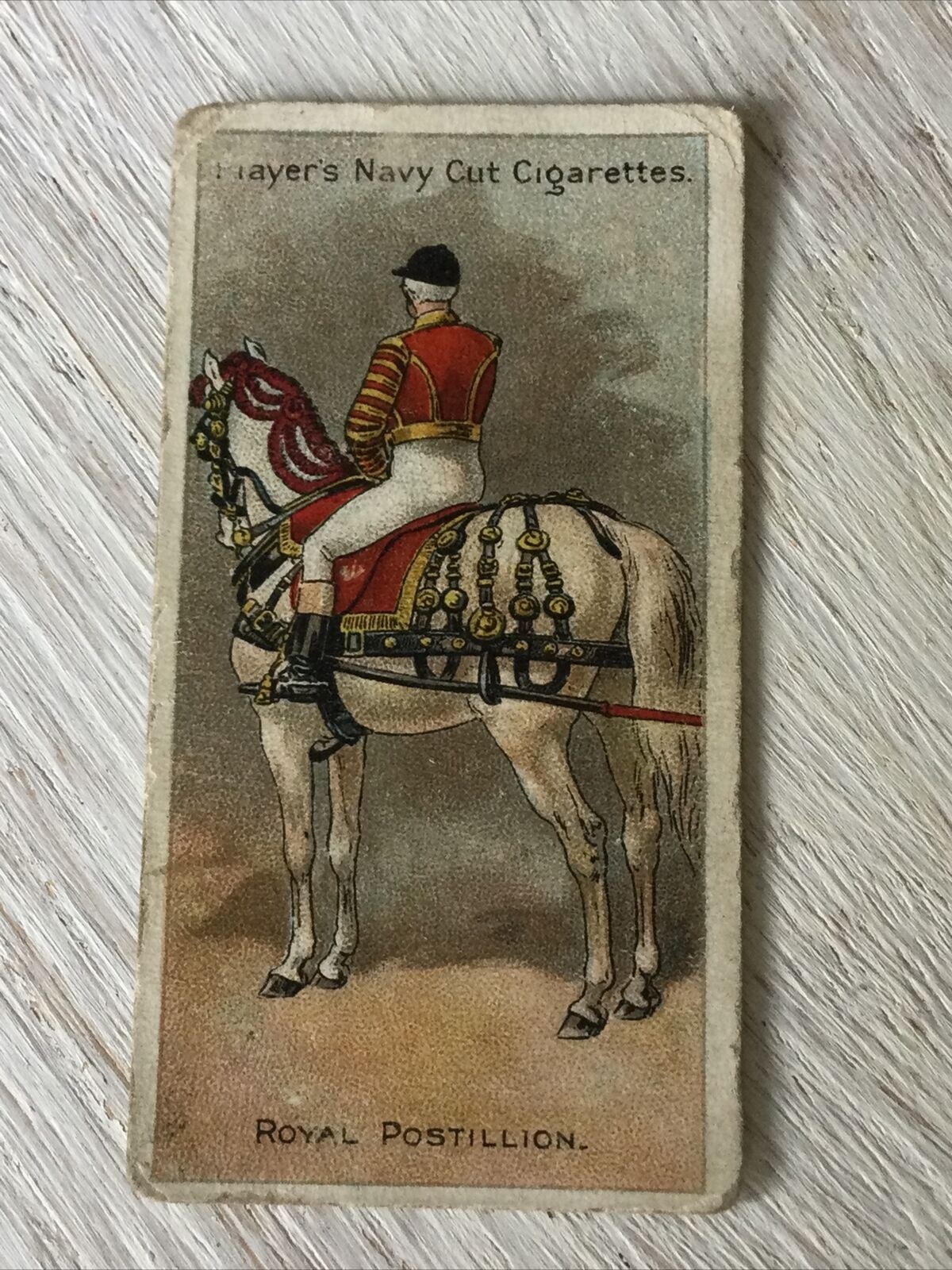 PLAYER'S Cigarette Card Riders Of The World Royal Postillion 27 Horse