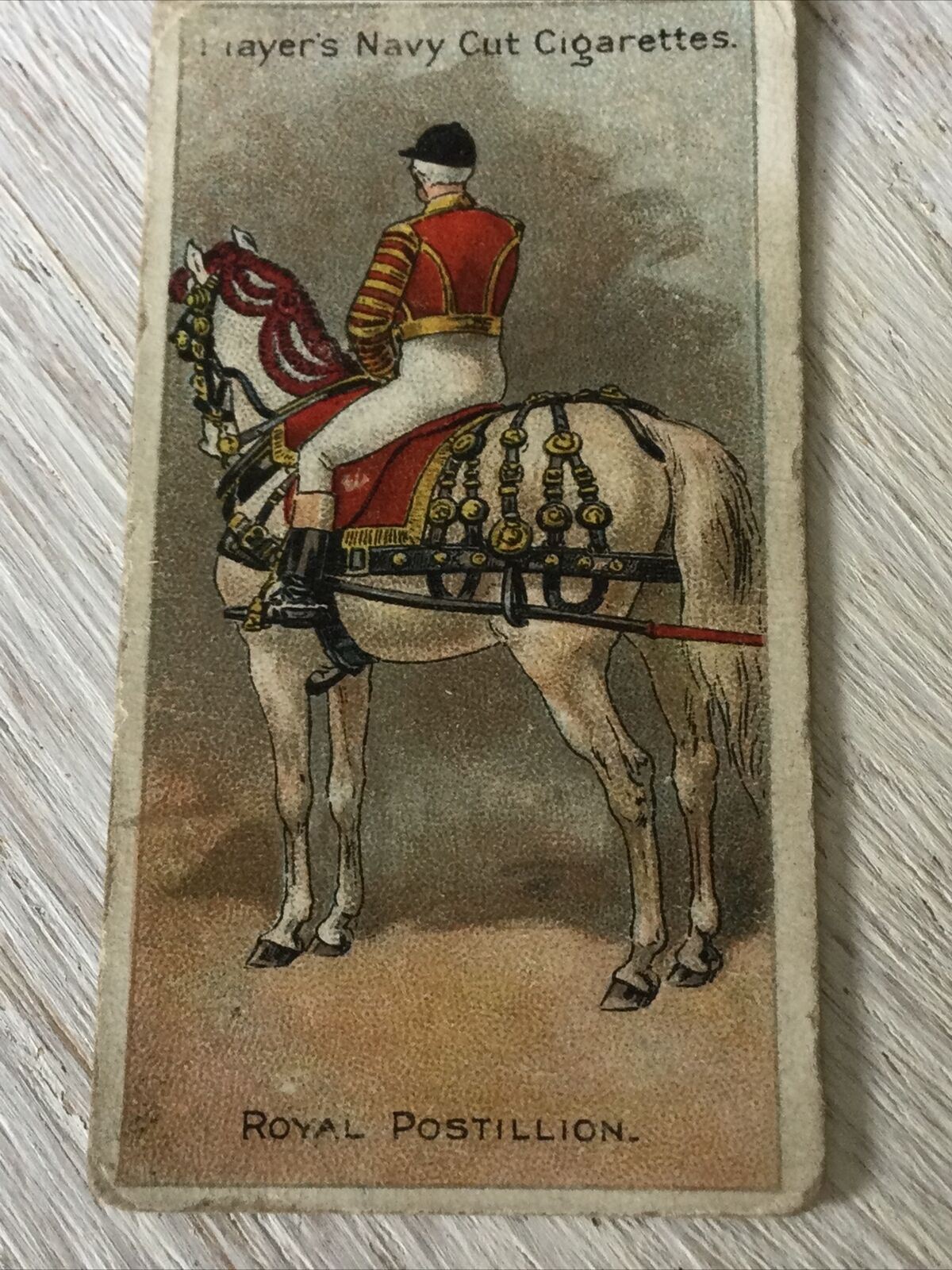 PLAYER'S Cigarette Card Riders Of The World Royal Postillion 27 Horse