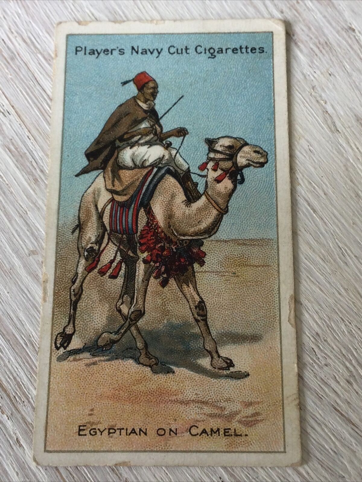 PLAYER'S Cigarette Card Riders Of The World EGYPTIAN ON CAMEL no.42