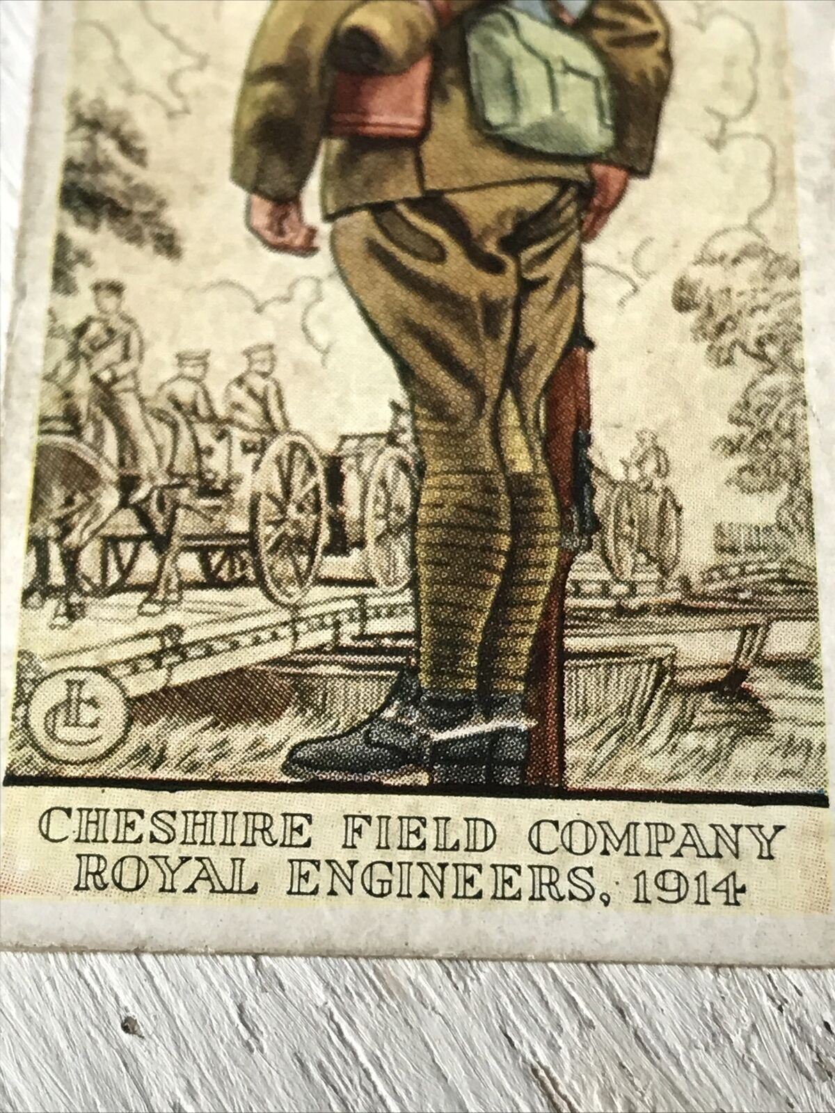 Players Cigarette Card Uniforms Of The Territorial Army 28 Cheshire Field Compan