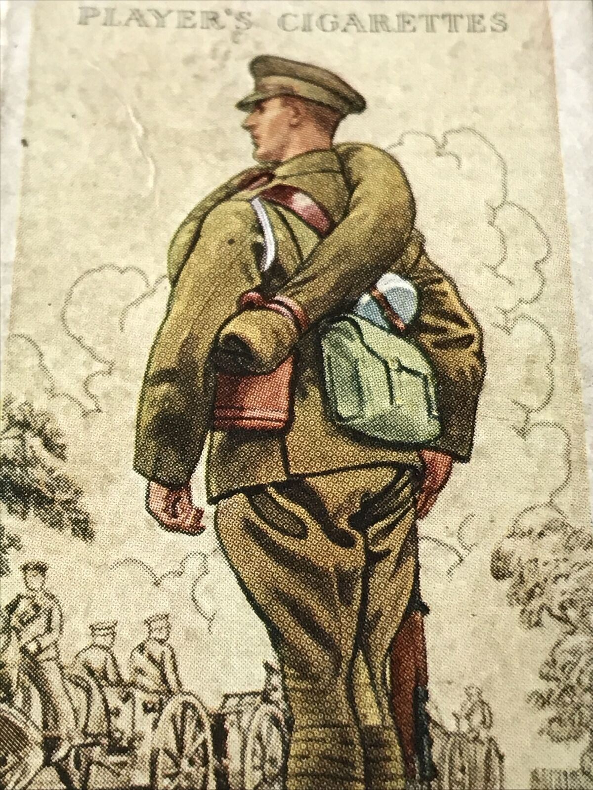 Players Cigarette Card Uniforms Of The Territorial Army 28 Cheshire Field Compan