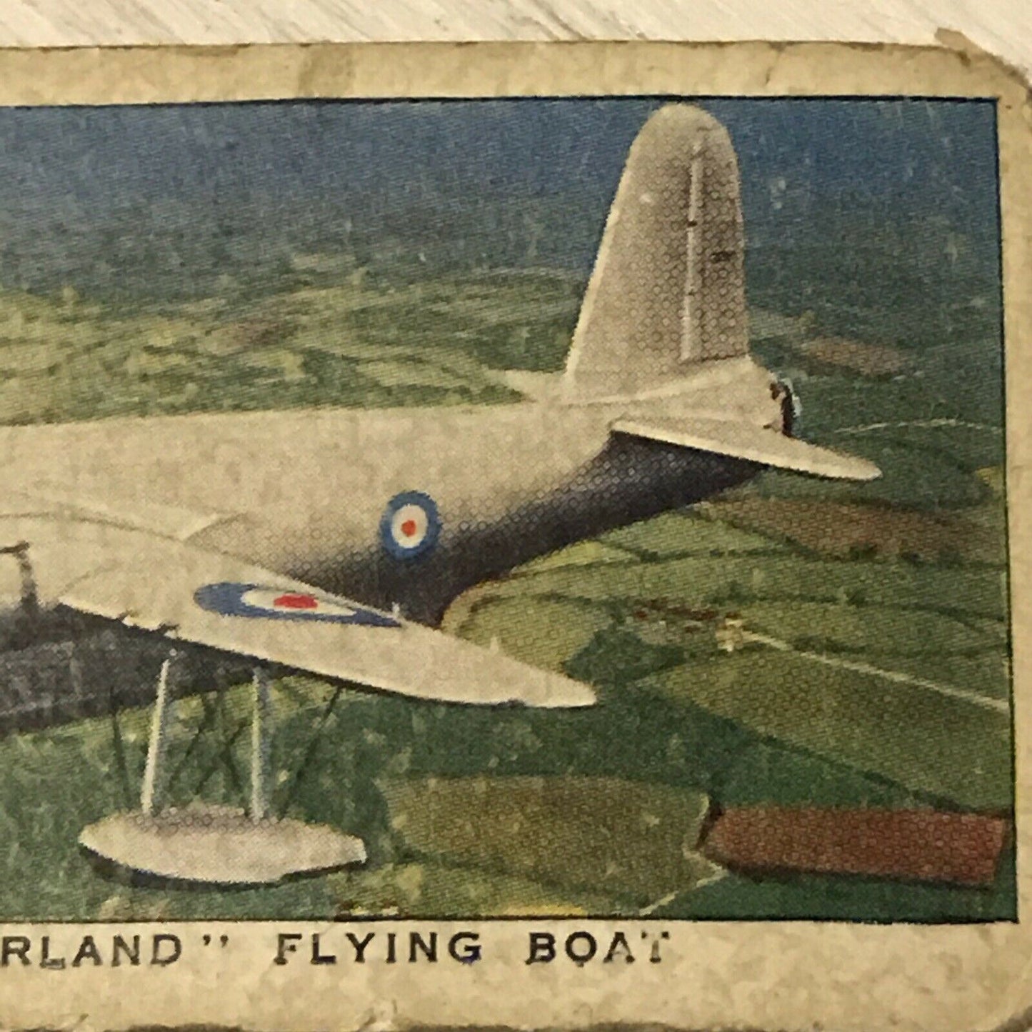 SHORT SUNDERLAND FLYING BOAT Players Cigarette Card Aircraft Royal Air Force 31