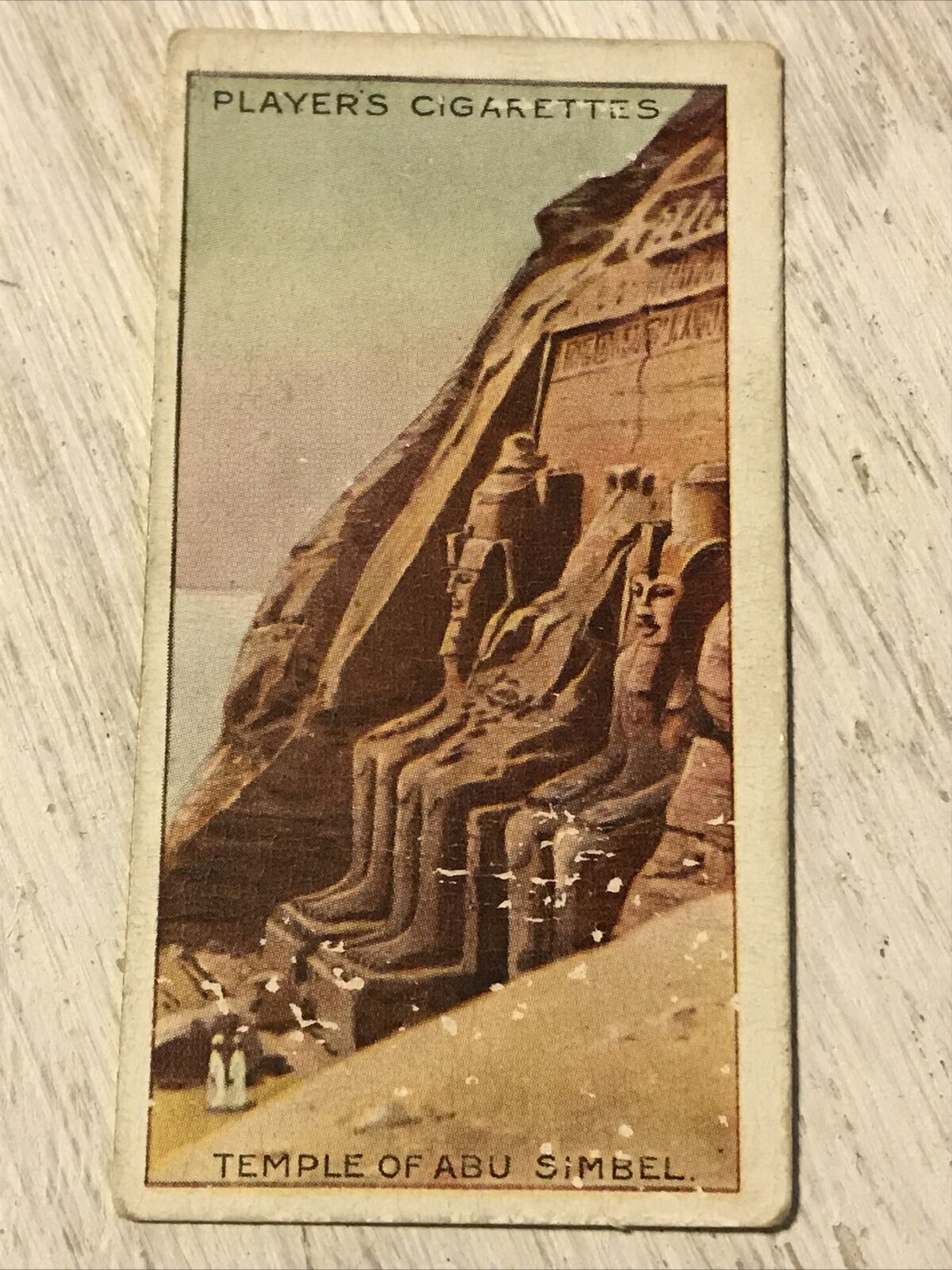 Players Cigarette Card Wonders Of The World 16 Temple Of Abu Simbel Egypt Nubia