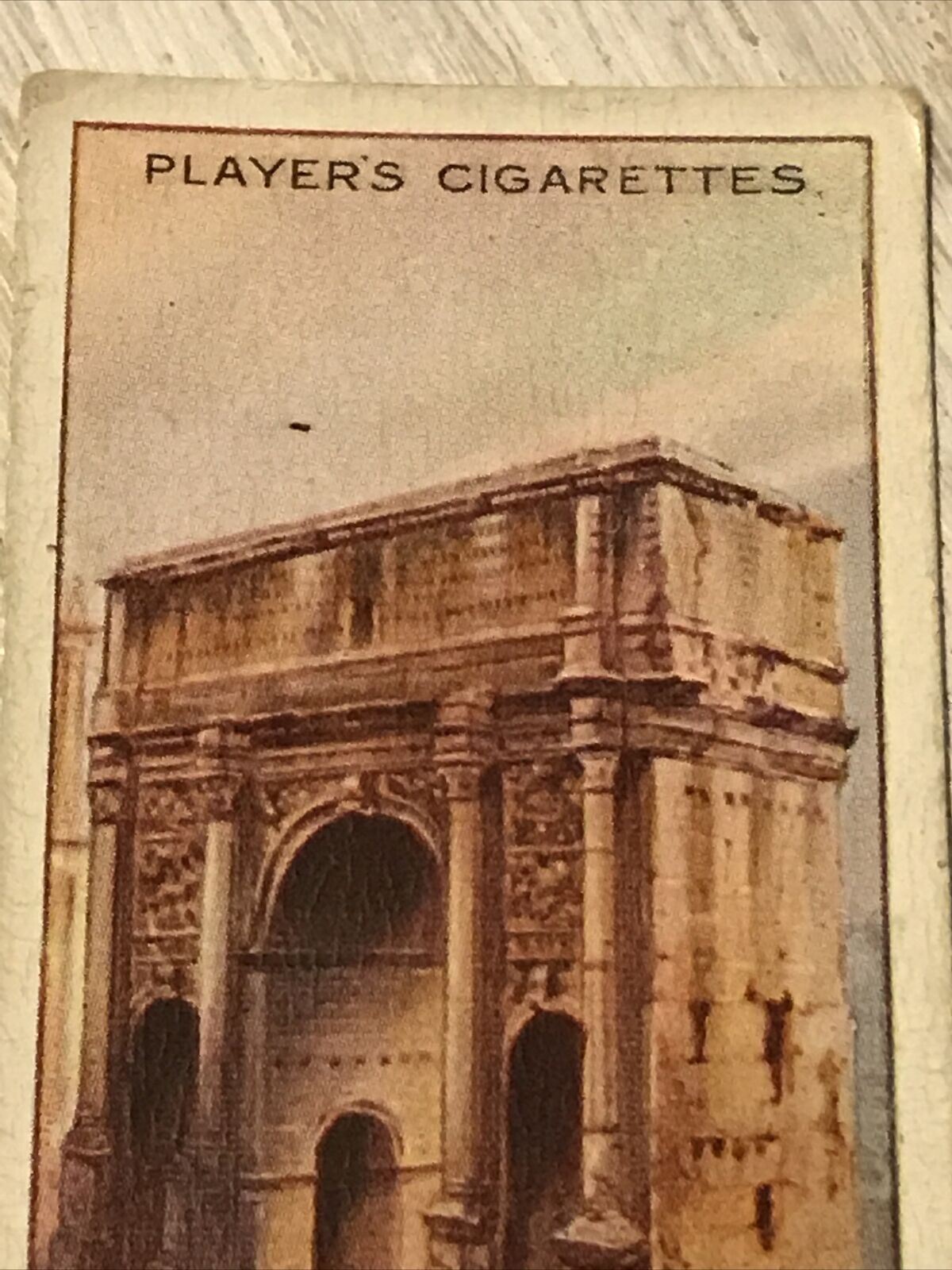 Players Cigarettes Wonders Of The World 4 Arch Of Septimius Severus Rome Italy