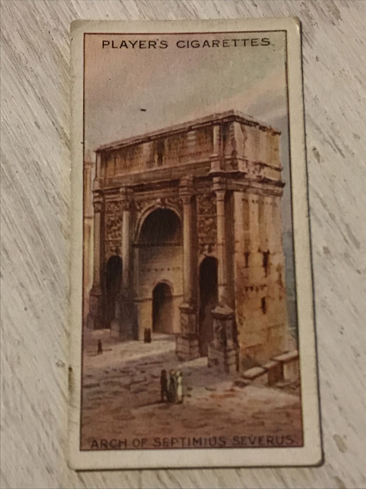 Players Cigarettes Wonders Of The World 4 Arch Of Septimius Severus Rome Italy