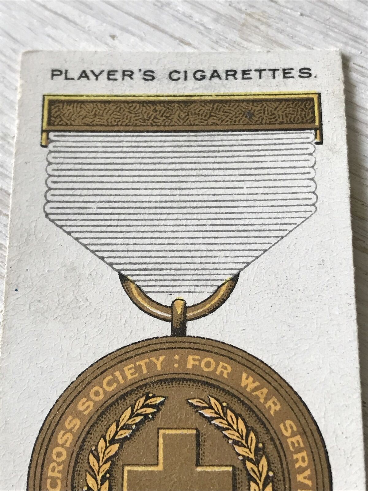 Players Cigarettes Card War Decorations & Medals 28 British Red Cross Society