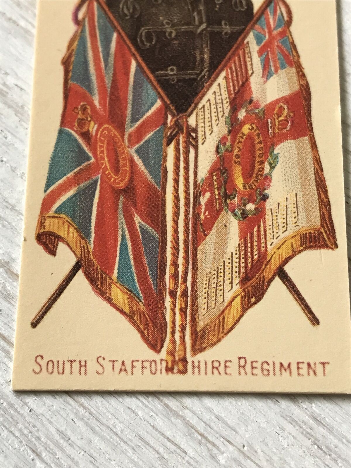 Players Cigarettes Card Nostalgia Reprint. Military South Staffordshire Regiment