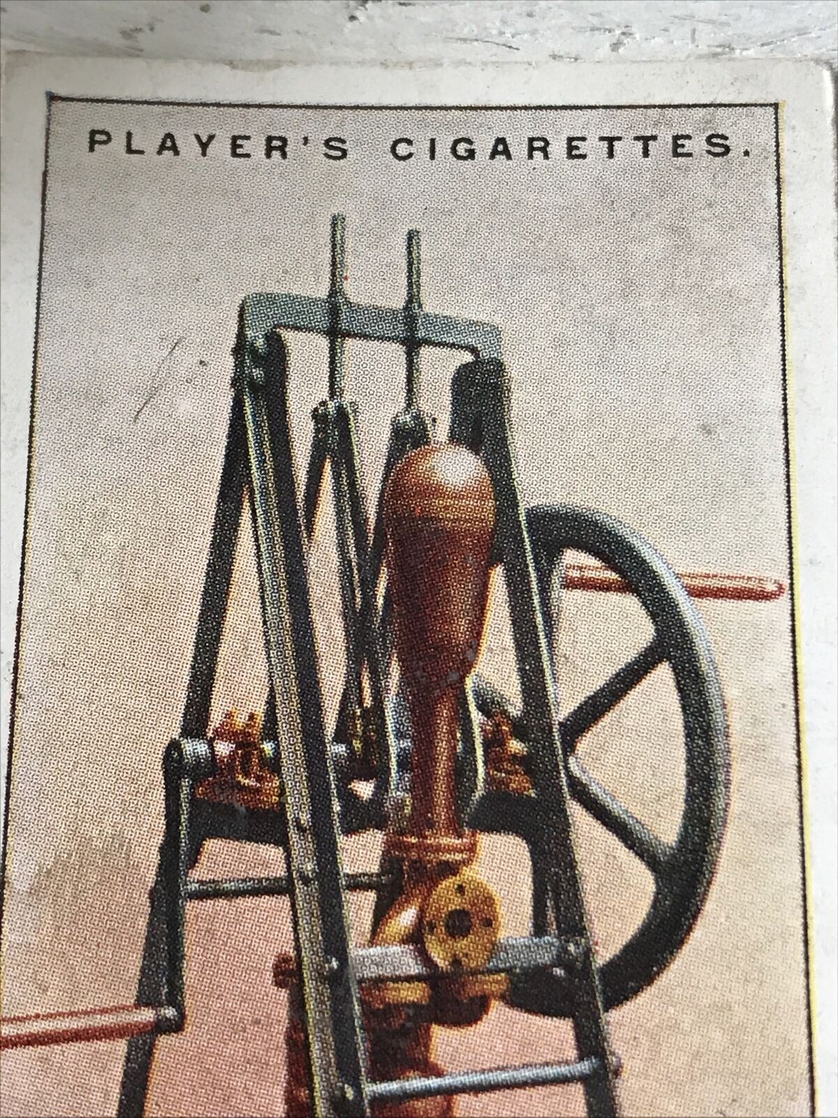 Players Cigarette Card Fire Fighting Appliances No 24 Hand Force Pump 1883.