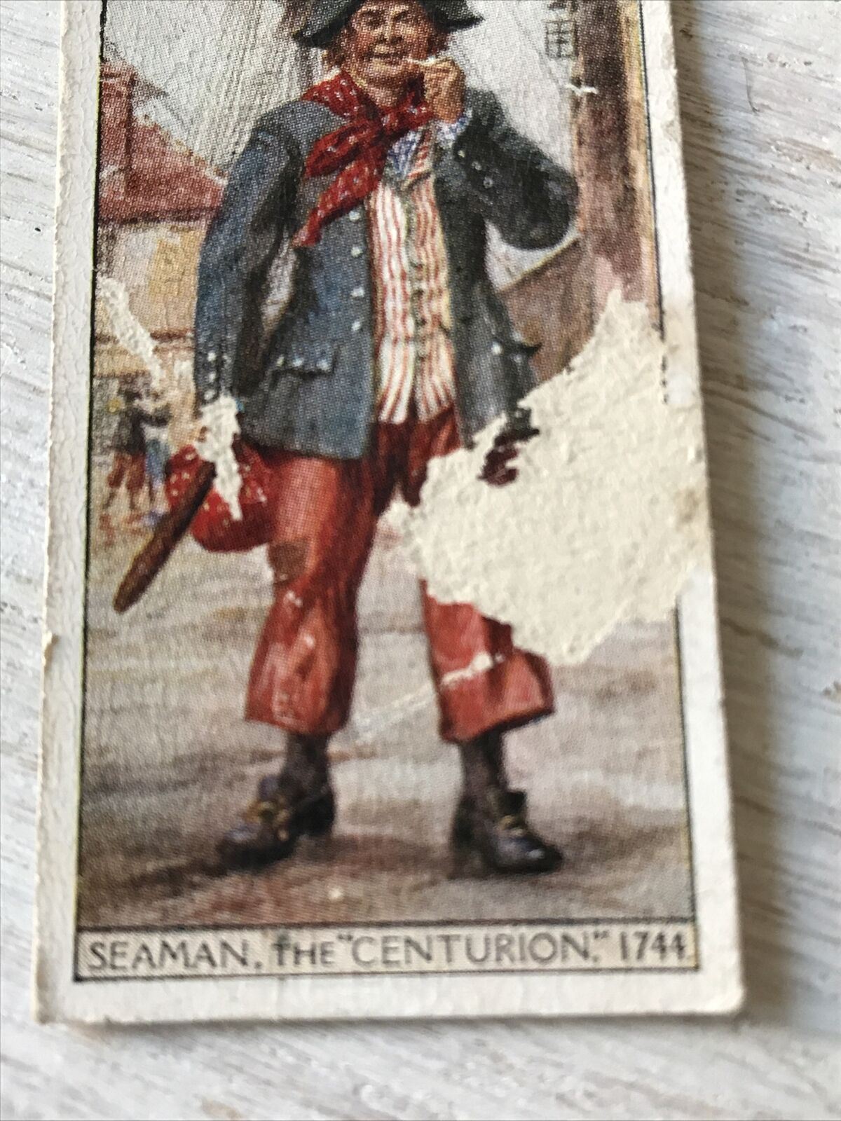 Players Cigarette Card History Of Naval Dress 16 Seaman DAMAGED Centurian