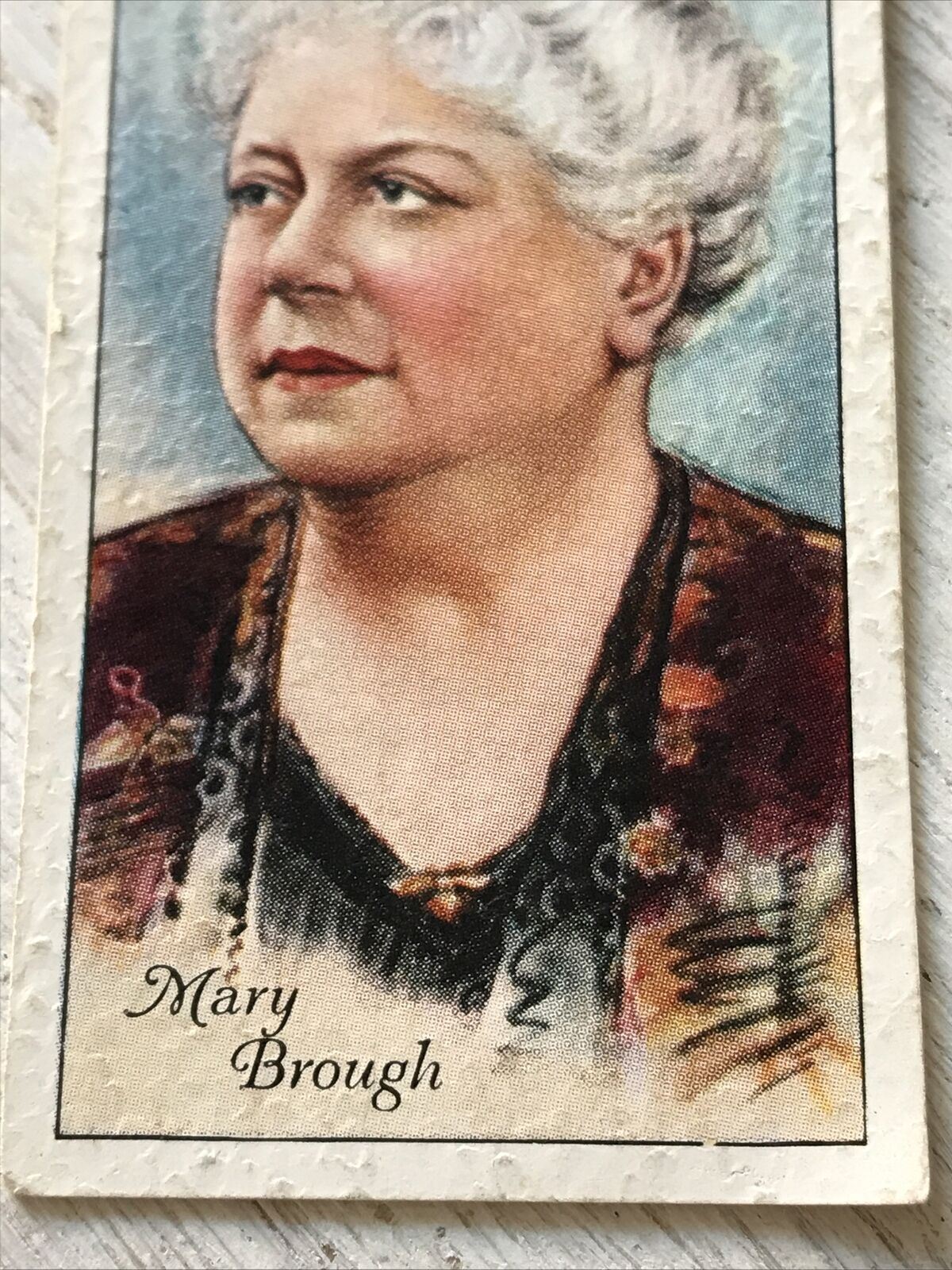 Players Cigarette Card Film Stars 2nd Series No. 8 Mary Brough Beauty & the Barg