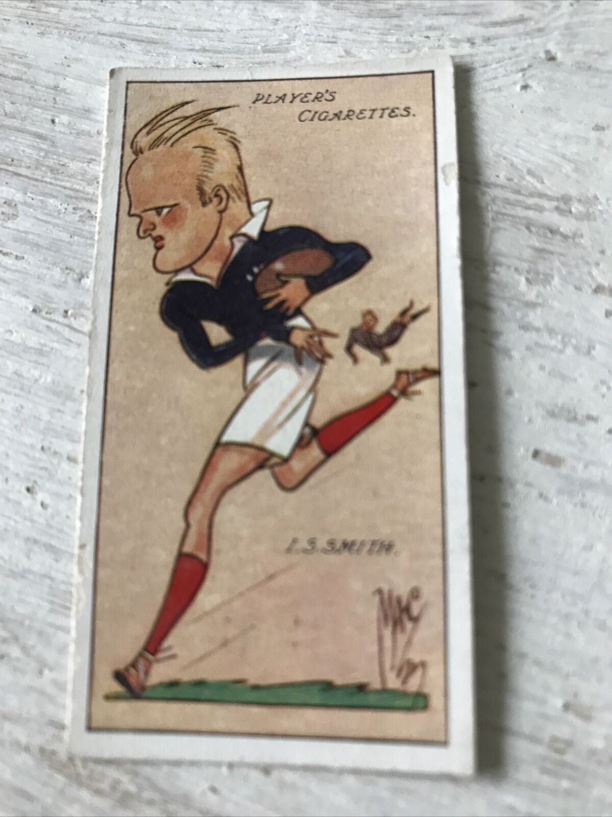 Players Cigarette Card Football Caricatures By Mac 47 I S Smith Oxford