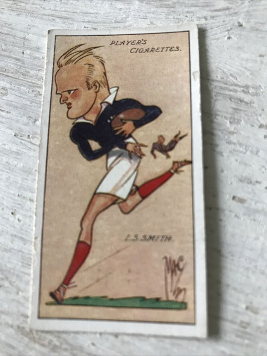 Players Cigarette Card Football Caricatures By Mac 47 I S Smith Oxford