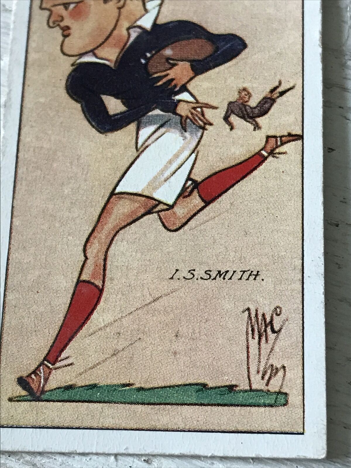 Players Cigarette Card Football Caricatures By Mac 47 I S Smith Oxford