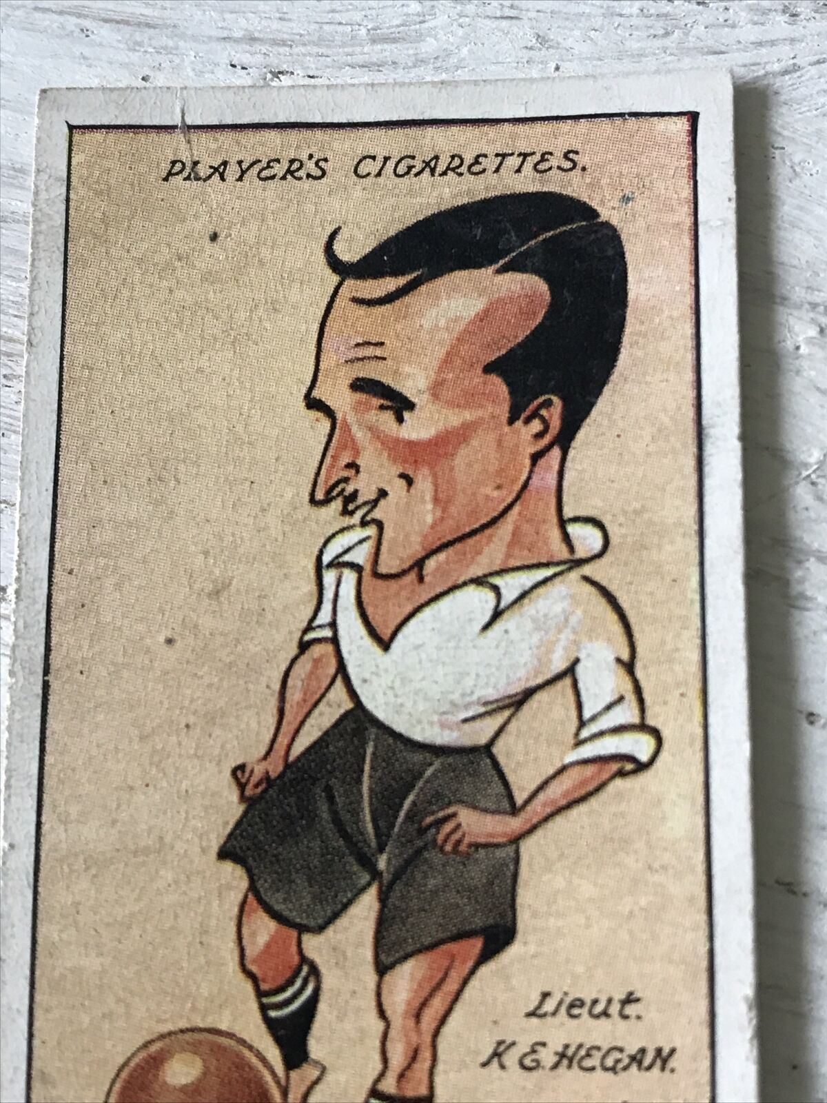 Players Cigarette Card Football Caricatures By Mac 15 K E Hegan Army Corinthiu