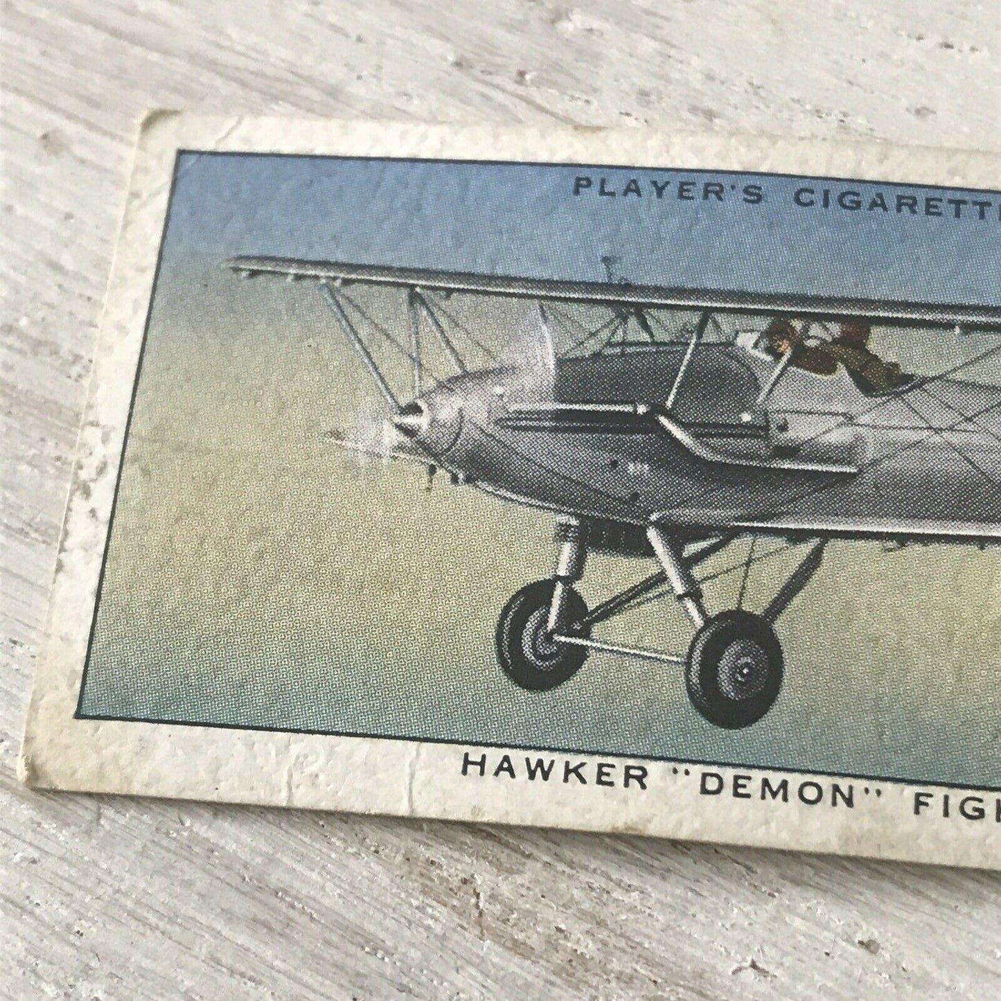 Players Cigarette Card Aircraft Of The Royal Airforce 24 Hawker Demon Fighter