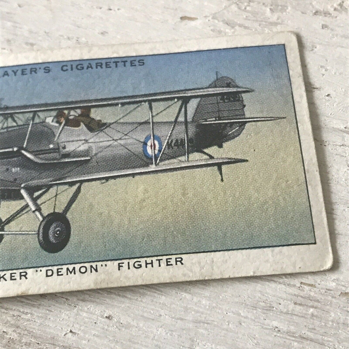 Players Cigarette Card Aircraft Of The Royal Airforce 24 Hawker Demon Fighter