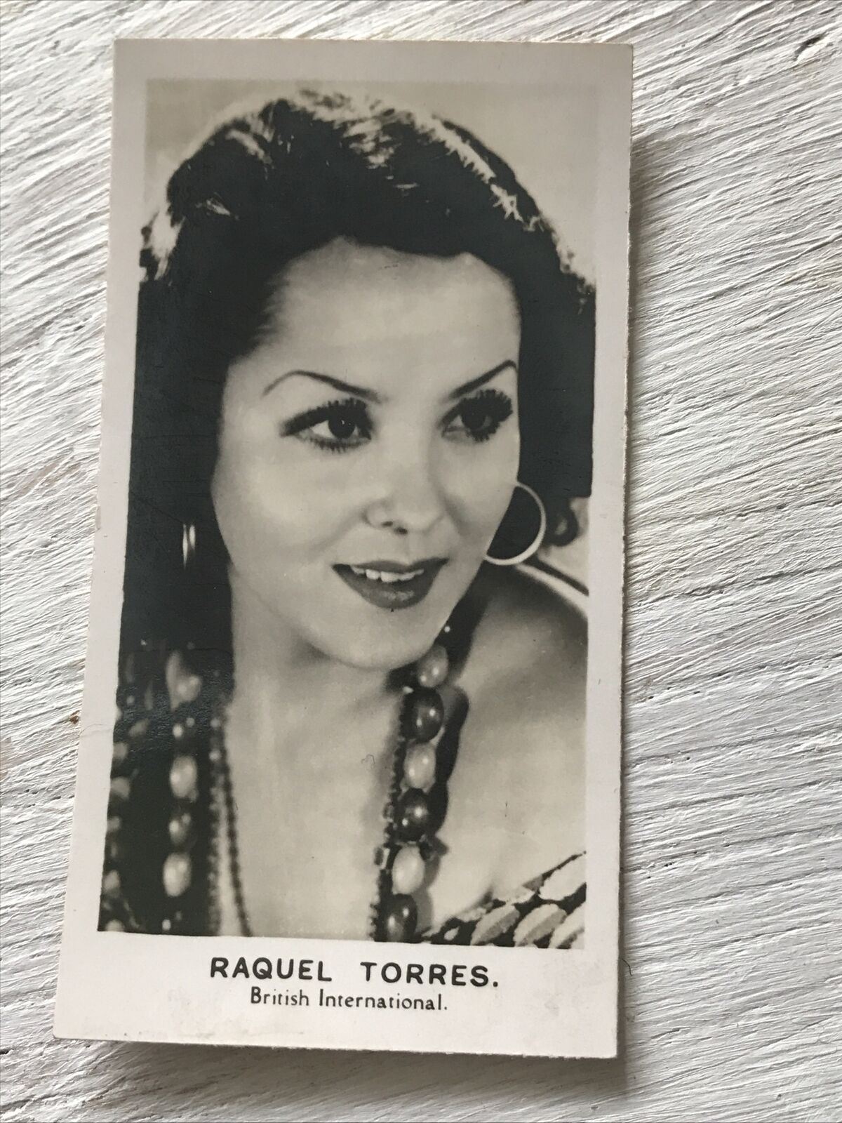 Chairman Juniors Cigarette Card Film Stars 70 Raquel Torres The Desert Rider