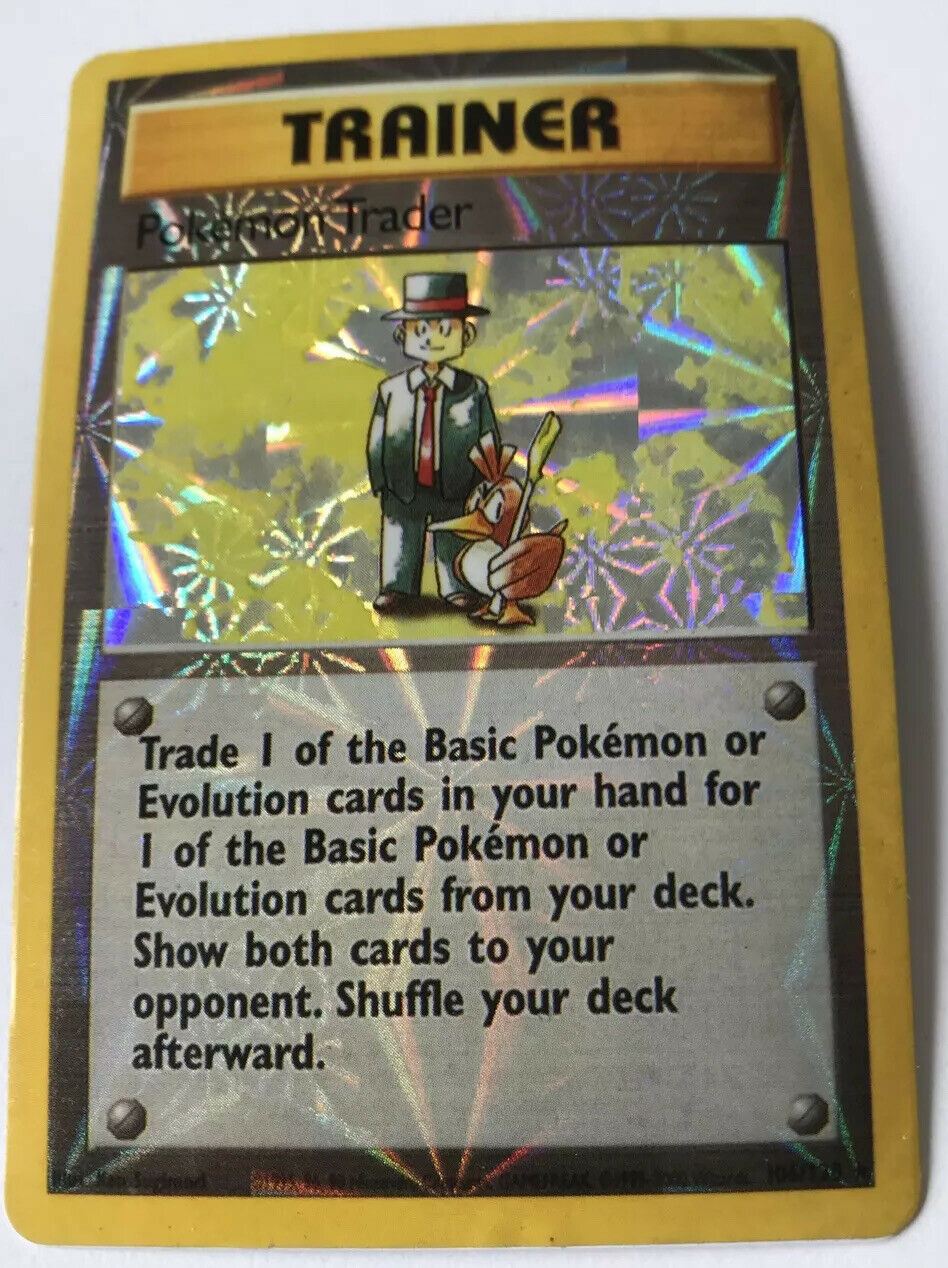 Vintage Pokémon Vending Sticker Not Card Trainer Pokemon Trader Holo 106/130