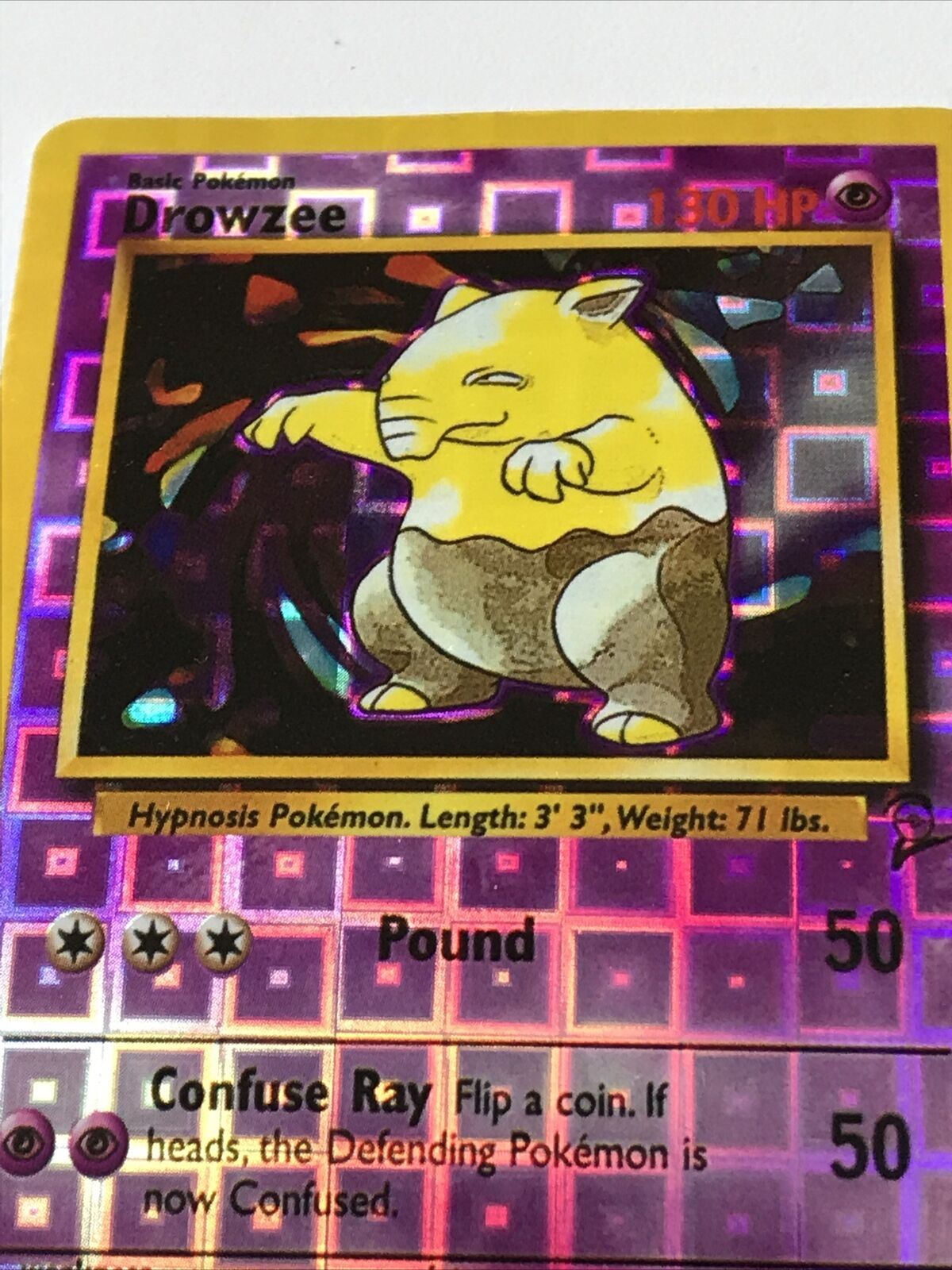 Vintage Pokemon Vending Sticker 1999-2000 Holo Drowzee 73/130 Not Genuine???????