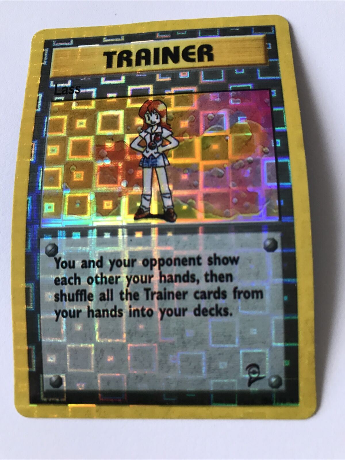 Vintage Pokemon Vending Sticker 1999-2000 Holo 104/130 Trainer Lass Genuine?????