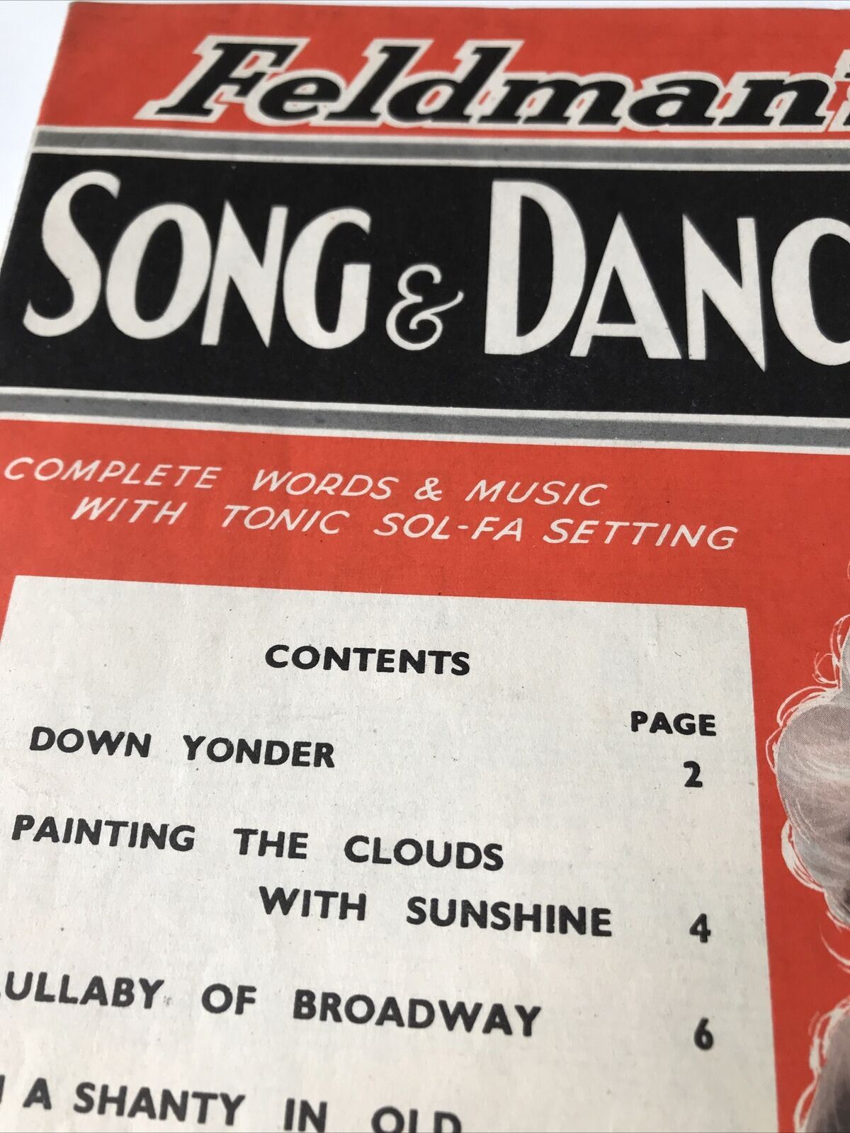 Vintage Sheet Music Feldmans 57th Song & Dance Album Joy Nichols Tonic Sol Fa