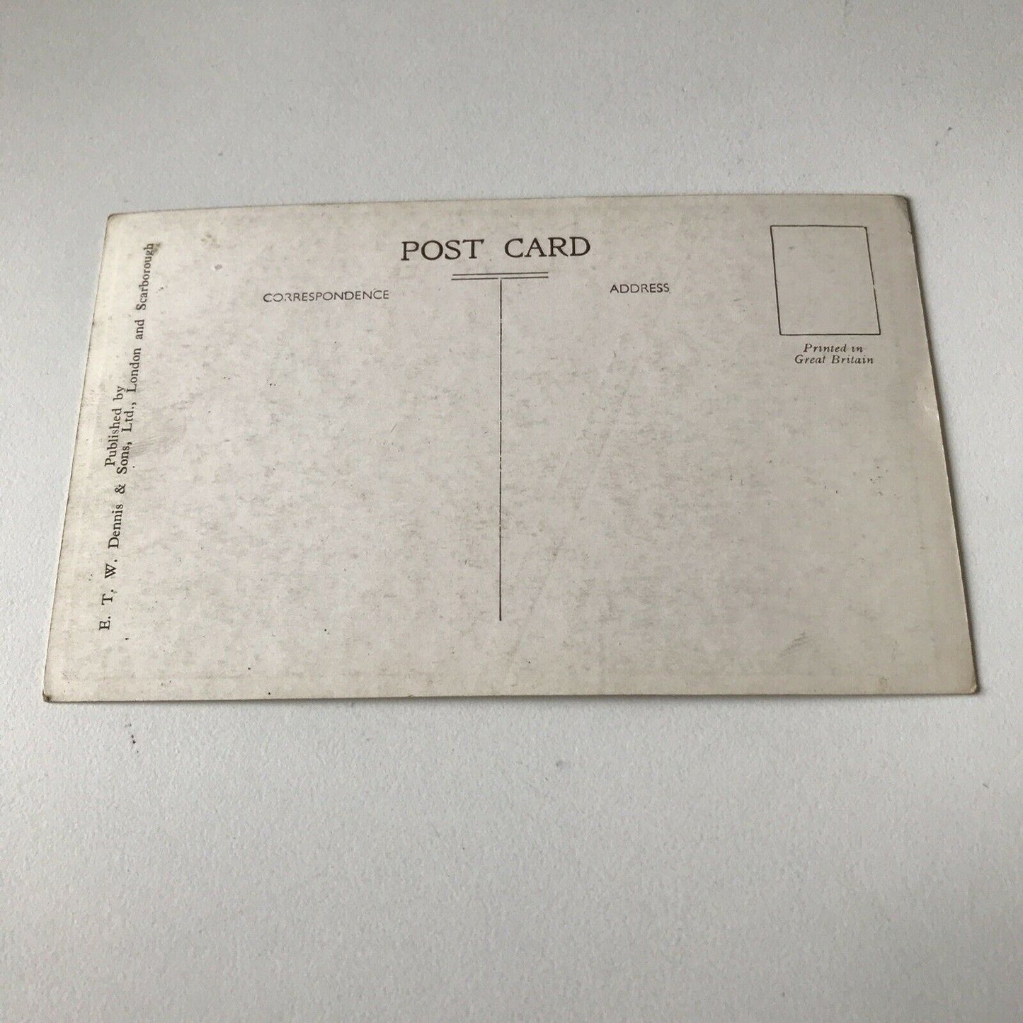 Vintage Postcard Black White Jersey Needle Rock Plemont Cave