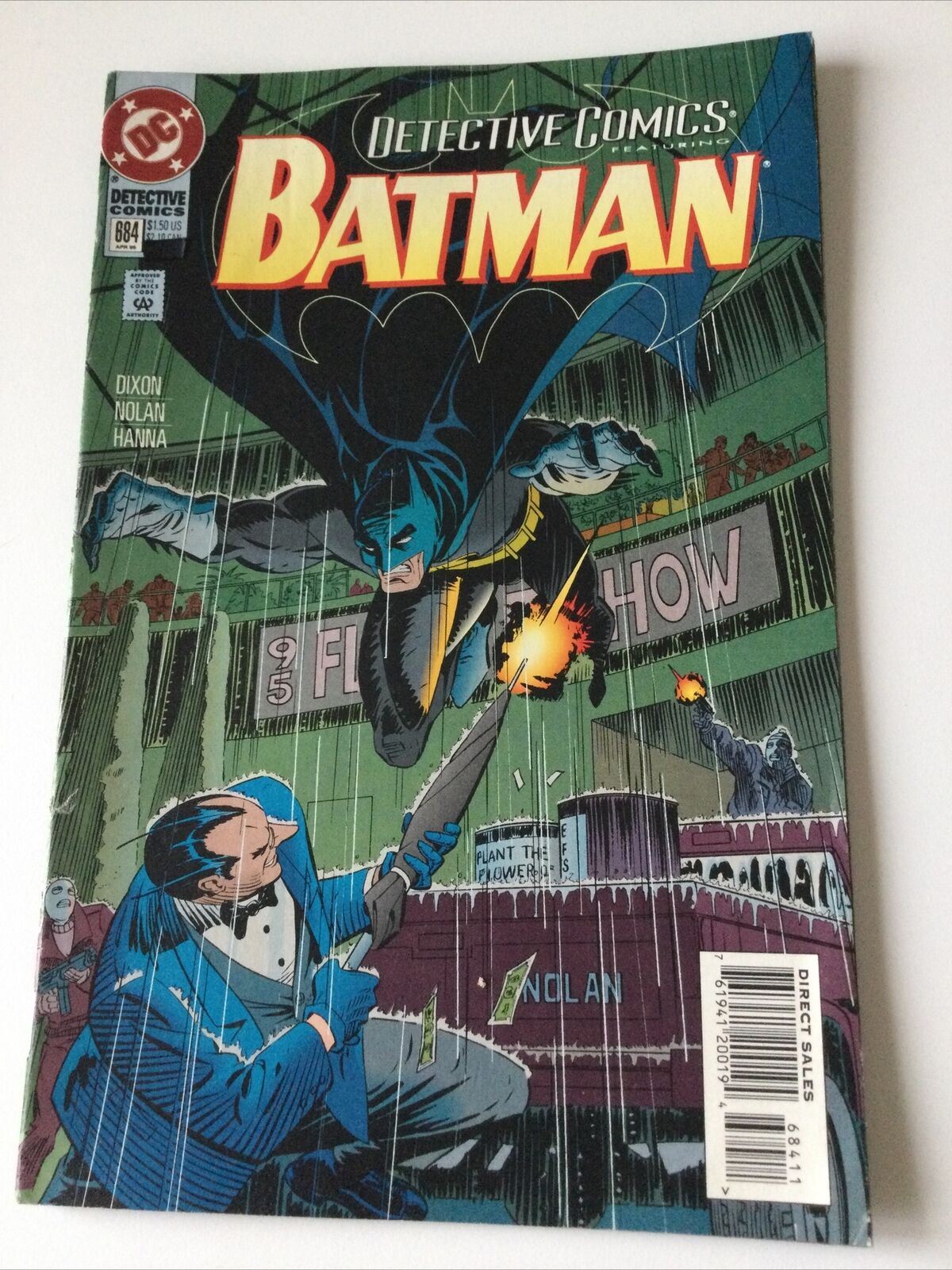 Detective Comics Batman Penguin DC April 1995 #684 Vintage 90s Comic Dixon Nolan