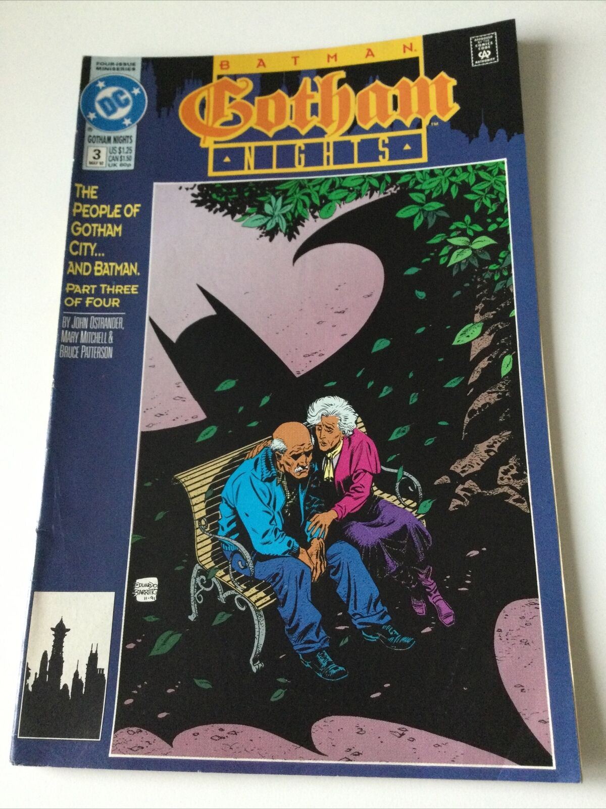 Batman Gotham Nights #3 (of 4) 1992 DC Comics Vintage 90s Comic Ostrander