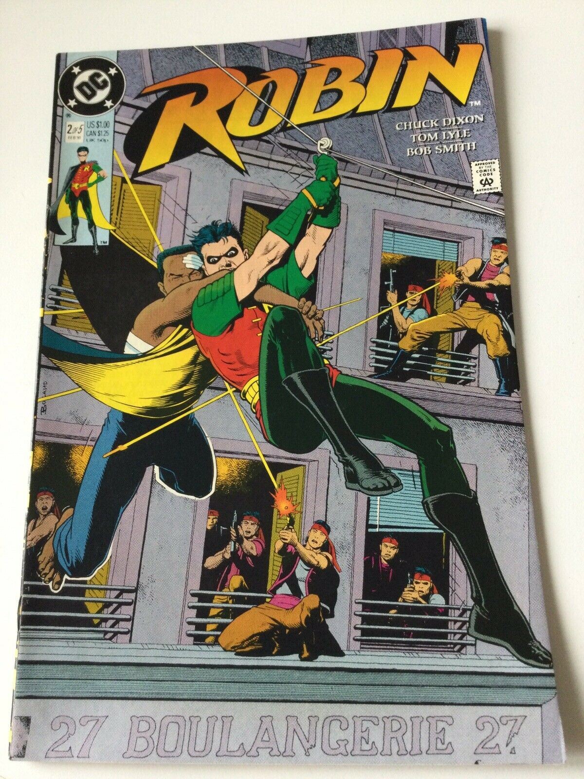 Robin Comic #2 (of 5) Feb 1991 DC Comics Dixon Lyle Smith Vintage 90s Sir Edmund