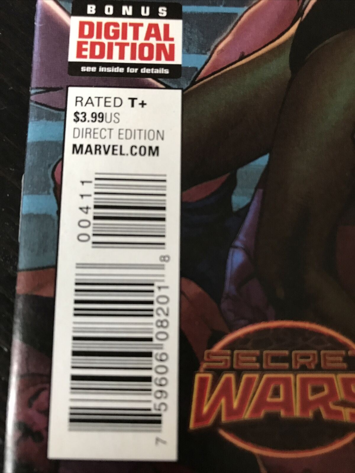 Marvel Comic Secret Wars A-Force Bonus Digital Edition #004 Sep 2015 She-Hulk