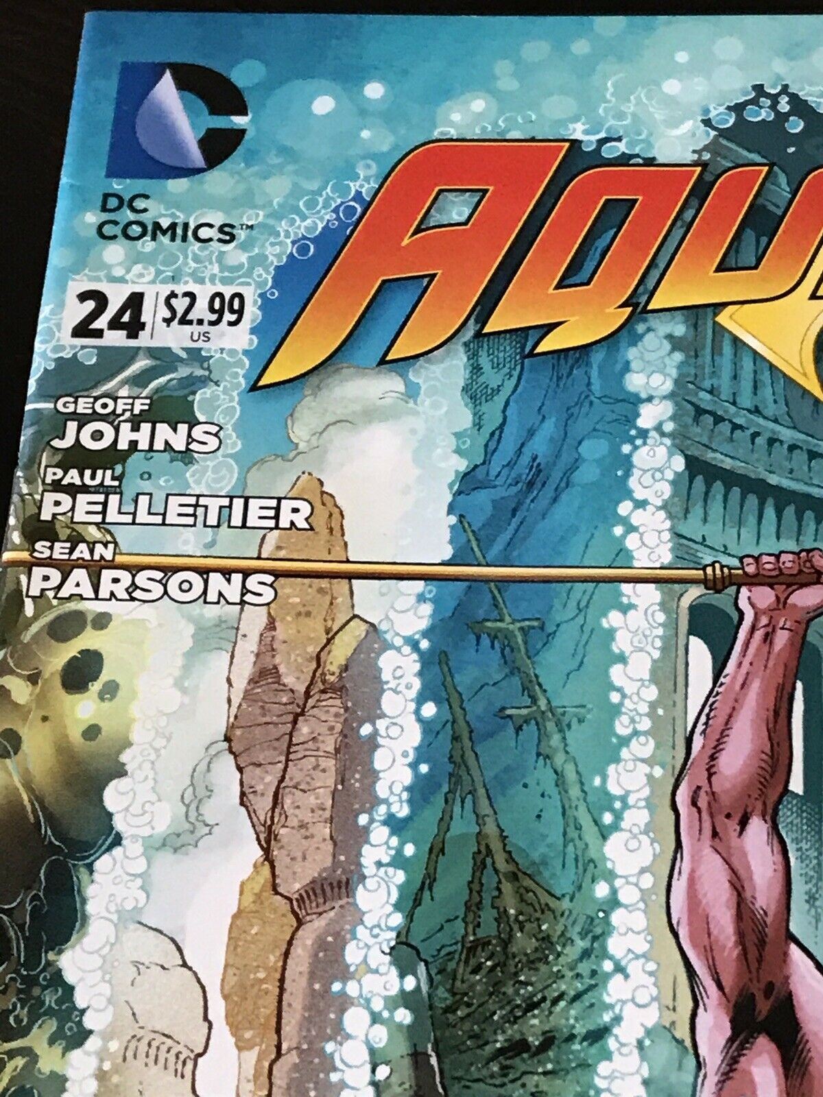 DC Comics Aquaman The New 52 Scourge Of The Seven Seas Dec 2013 #24 Johns