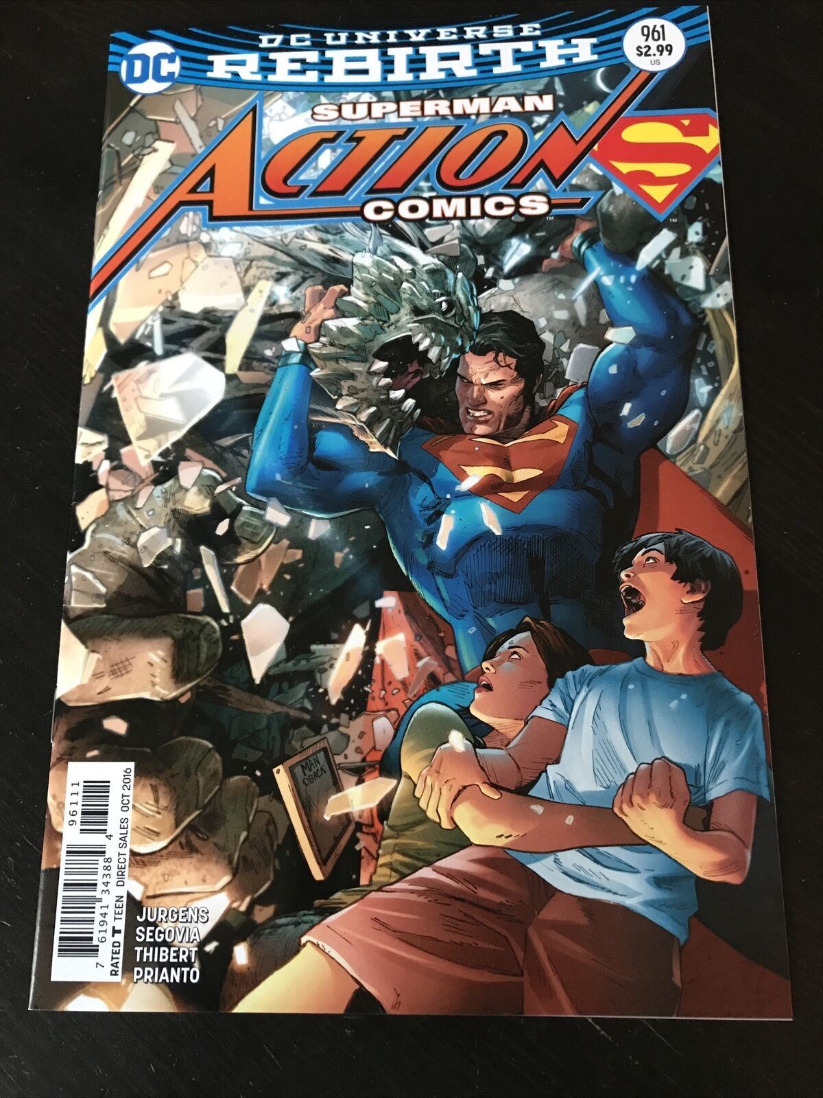 DC Comic DC Universe Rebirth Superman Action Comics #961 Oct 2016 NM Jurgens