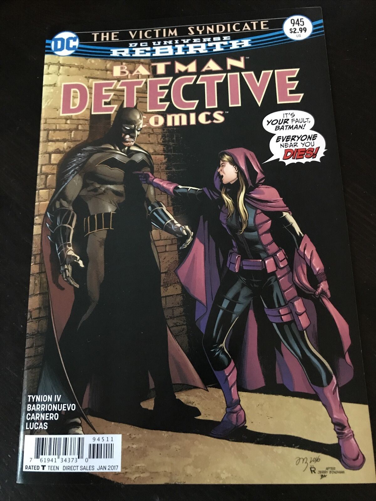 DC Comics DC Universe Rebirth Batman Detective Comics #945 Victim Syndicate 2017