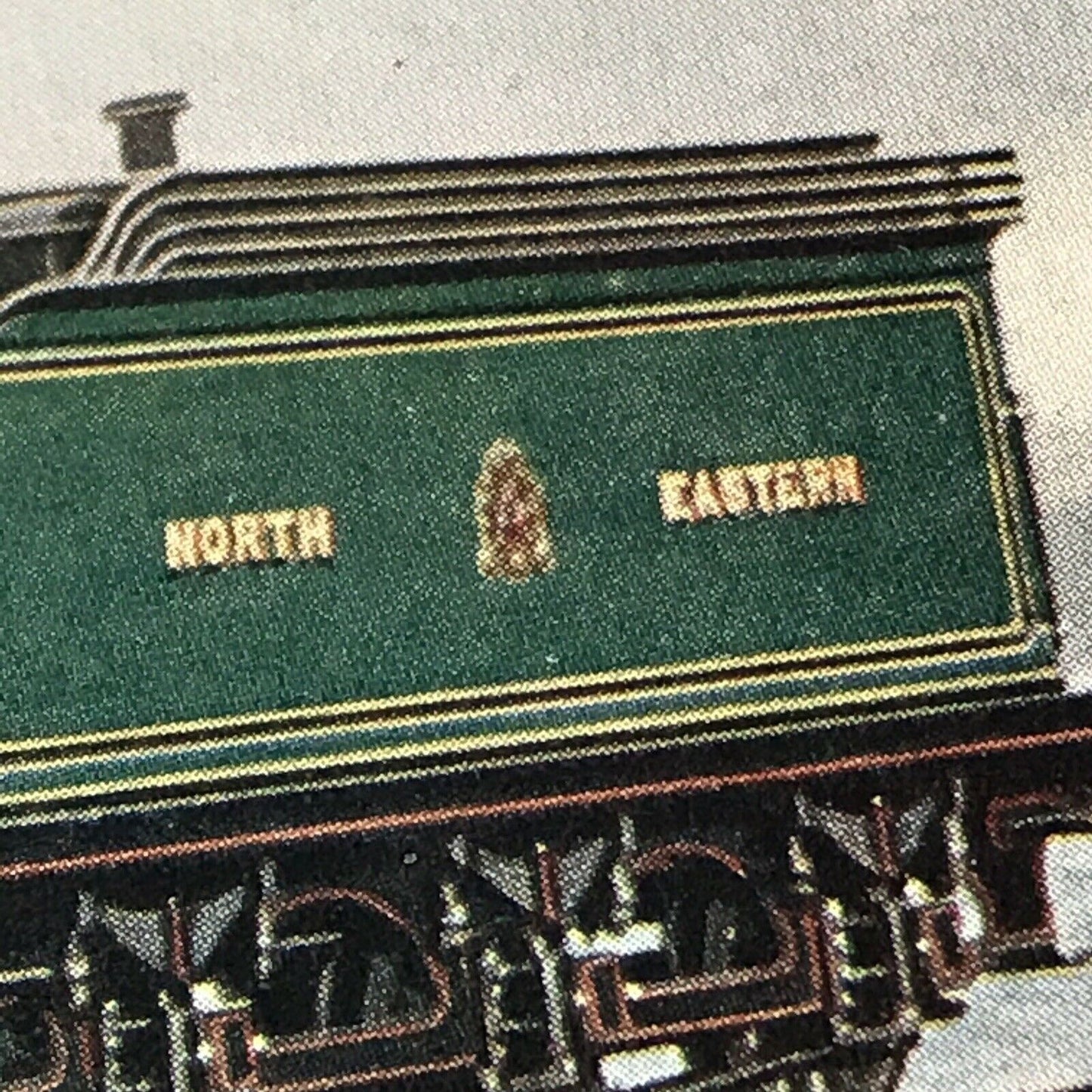 Vintage Train Postcard 4-4-0 Express Locomotive #1238 North Eastern Railway