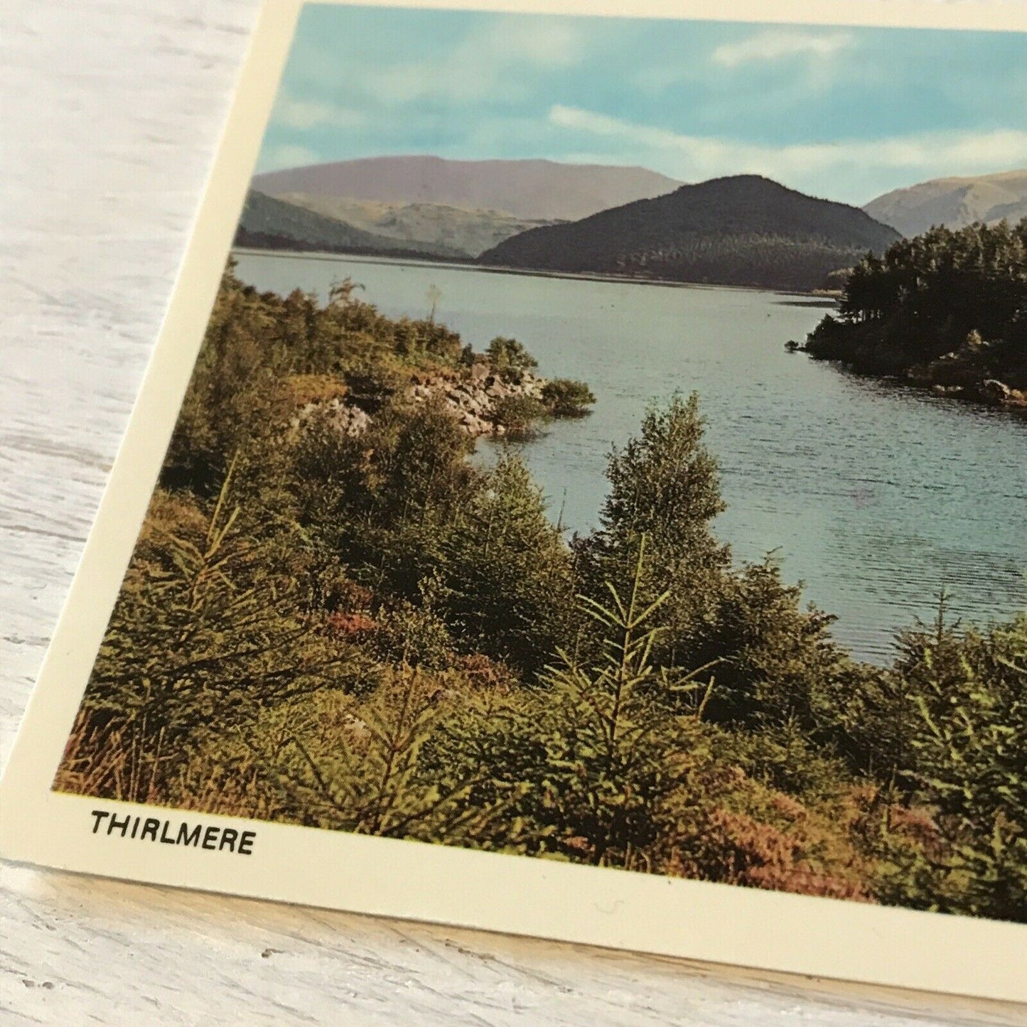 Old Postcard Thirlmere Perforated Edge