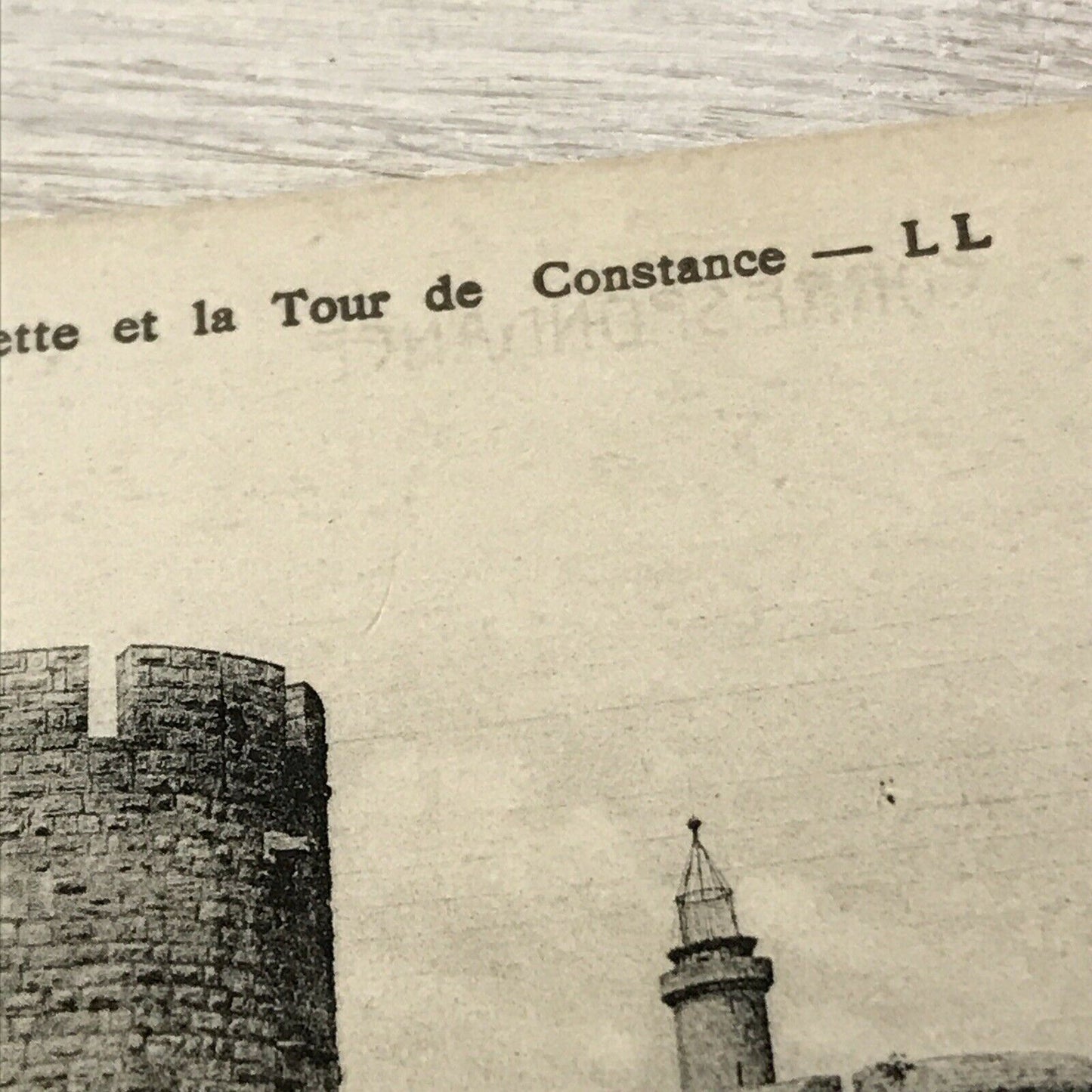 Vintage Postcard Aigues Mortes La Porte De L Gardette & La Tour De Constance