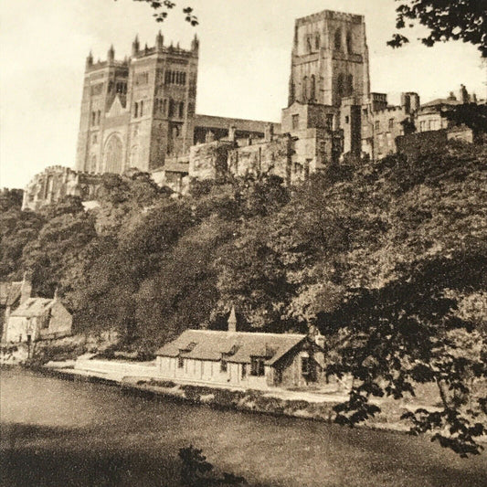 vintage postcard Durham Cathedral From The South West River View Photocrom Co.