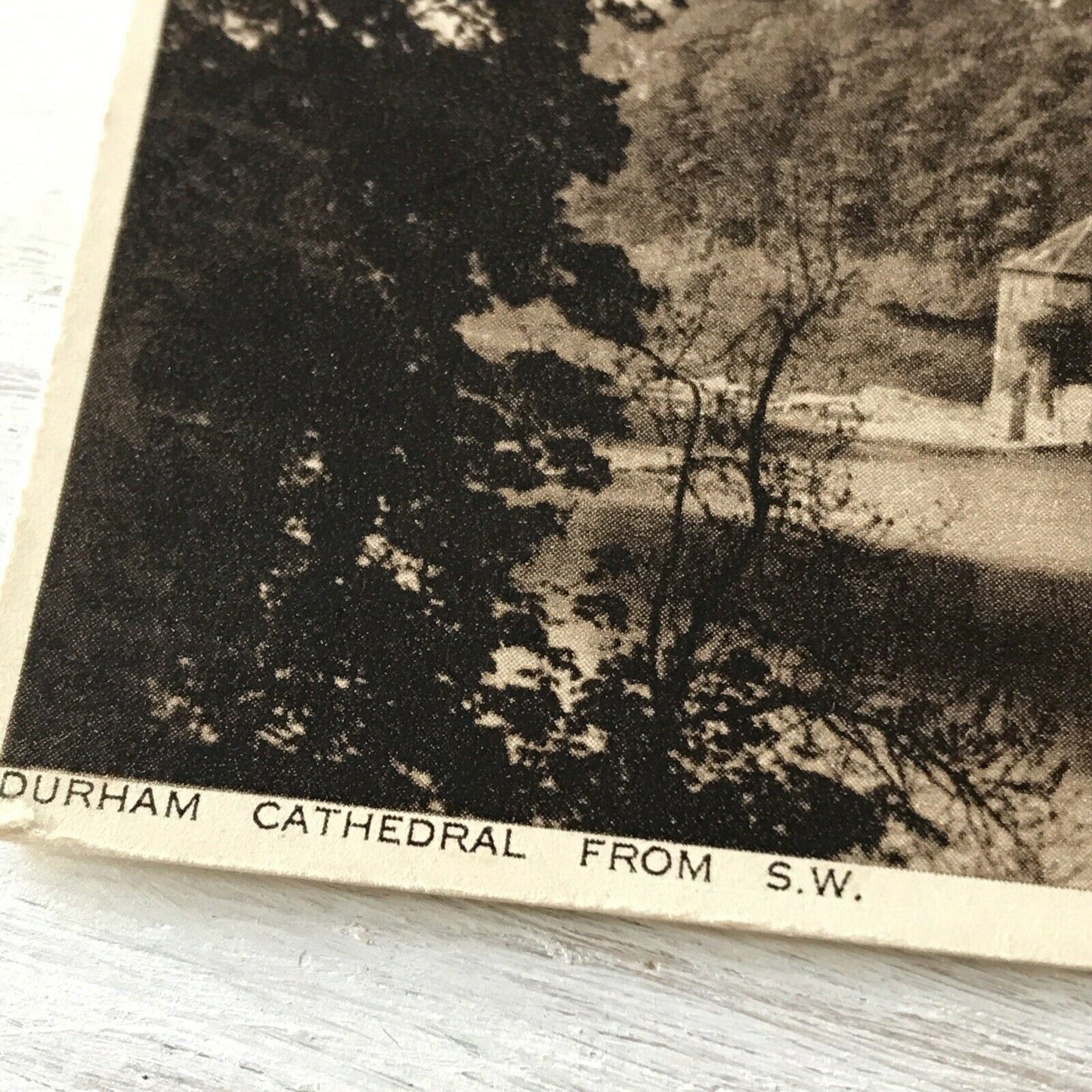 vintage postcard Durham Cathedral From The South West River View Photocrom Co.