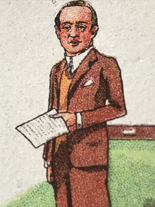 1920s Vintage Carreras Cigarette Card. Notable MPs. Sir Arthur Steel-Maitland Conservative. Rugby School.