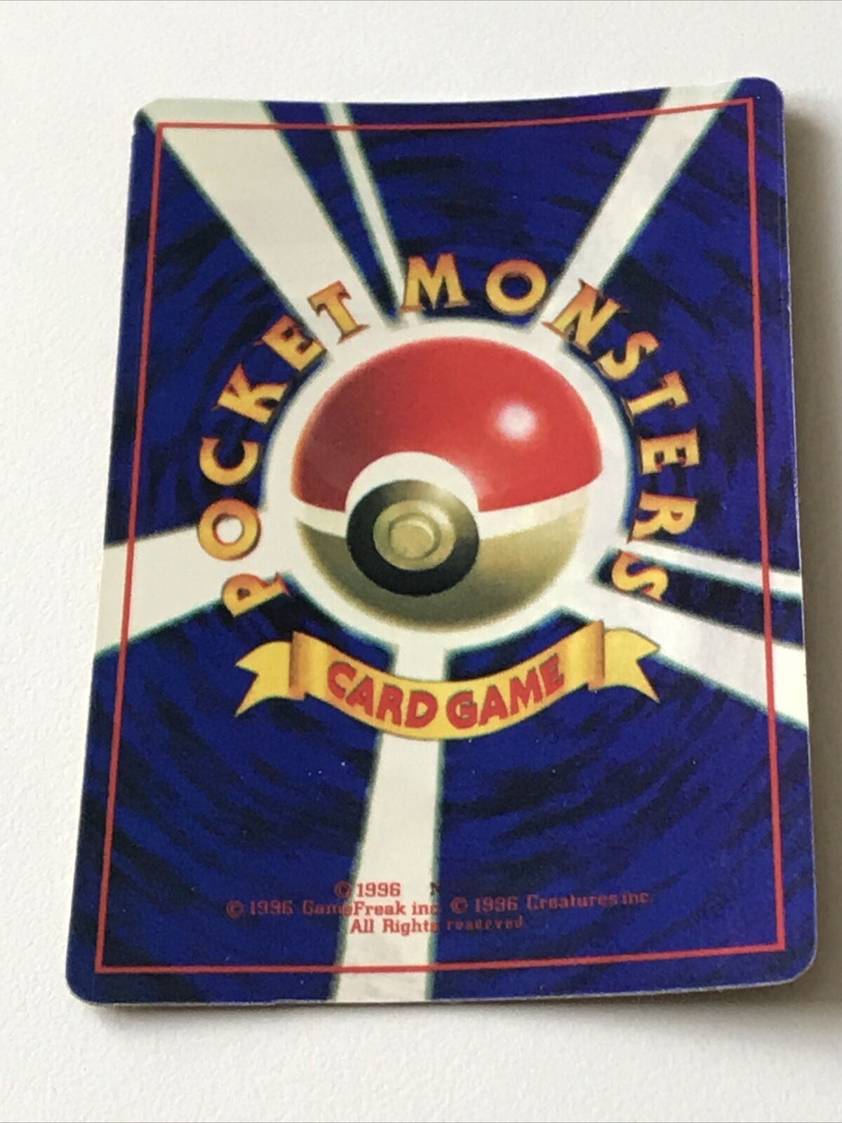 Vintage Pokemon Vending Sticker Japanese 1996 Holo Raticate 020 Nr Mint