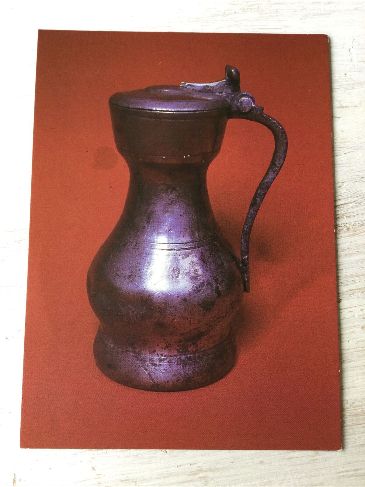 Picture Postcard Pewter Flagon From The Mary Rose