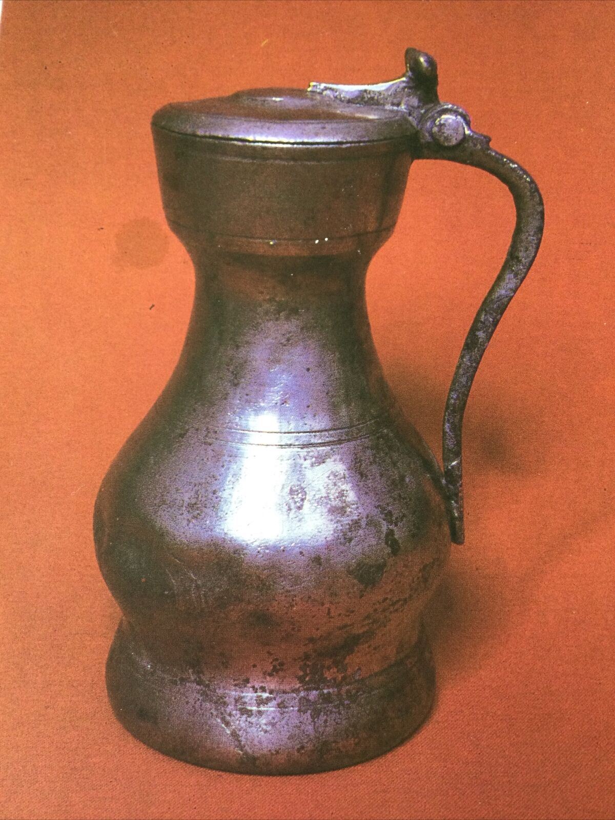 Picture Postcard Pewter Flagon From The Mary Rose