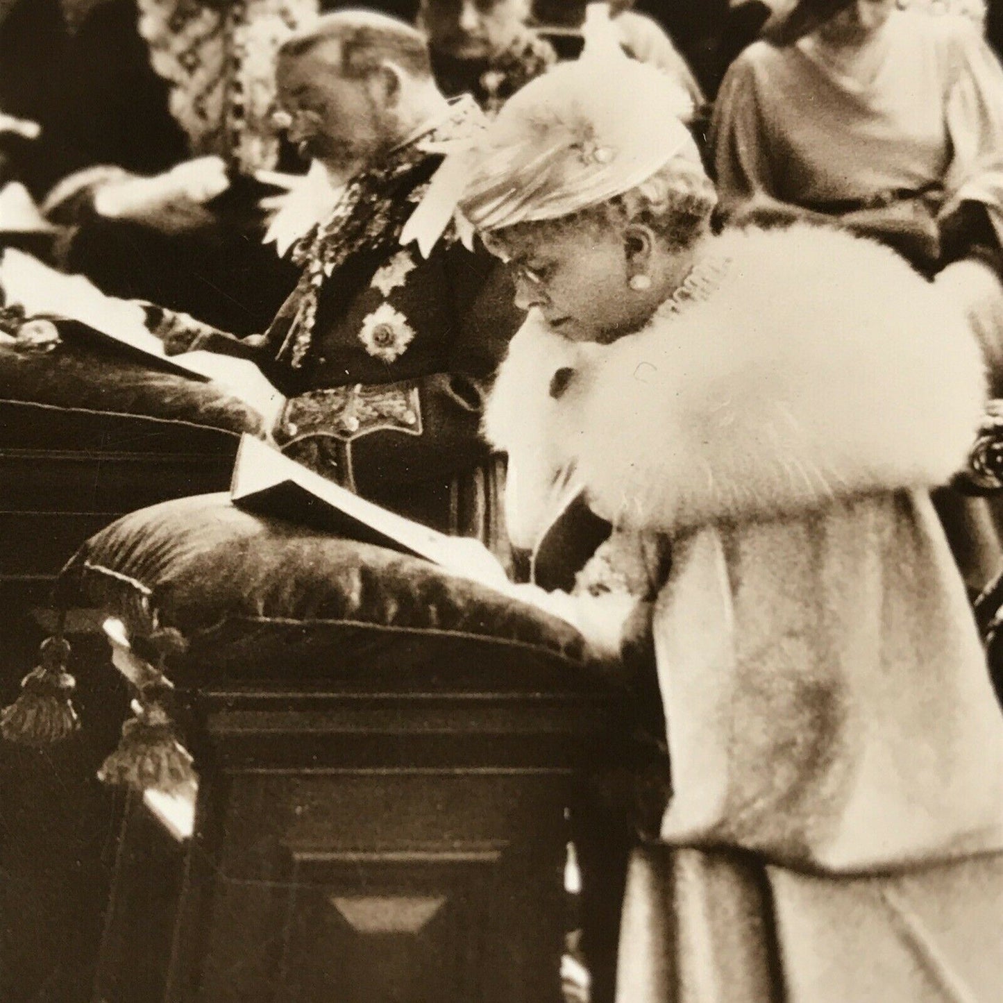 Set Of 3 Vintage RP Postcards Their Majesties Silver Jubilee 1910-1935 Procession