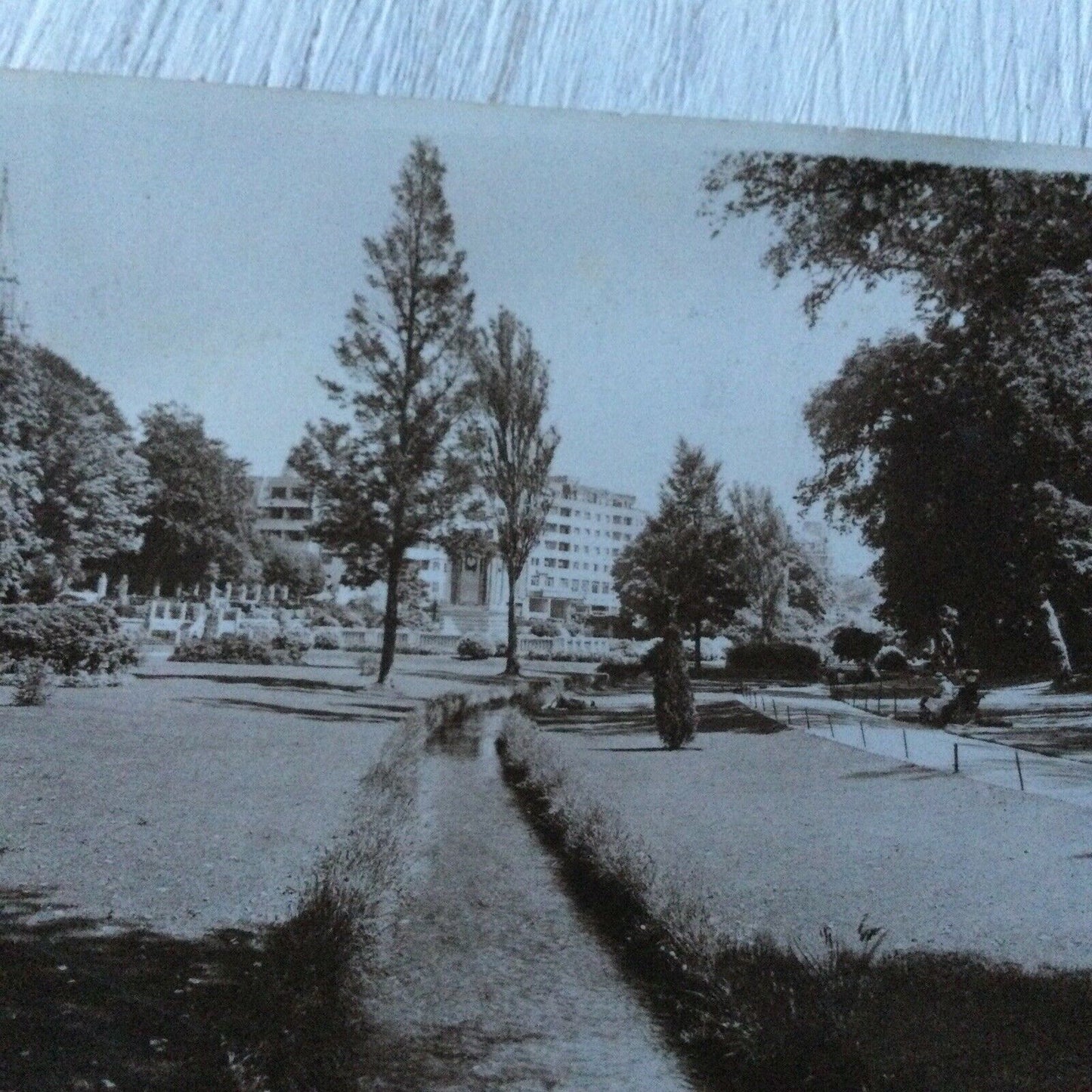 Vintage Postcard Upper Gardens Bournemouth Stream 1948