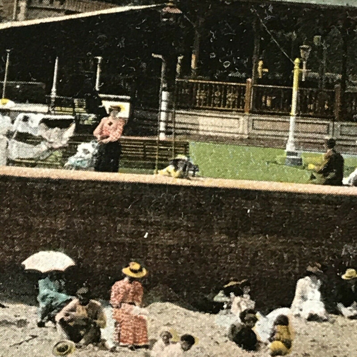 Isle Of Wight Memorabilia Vintage Postcard Ryde Western Esplanade Beach Sea