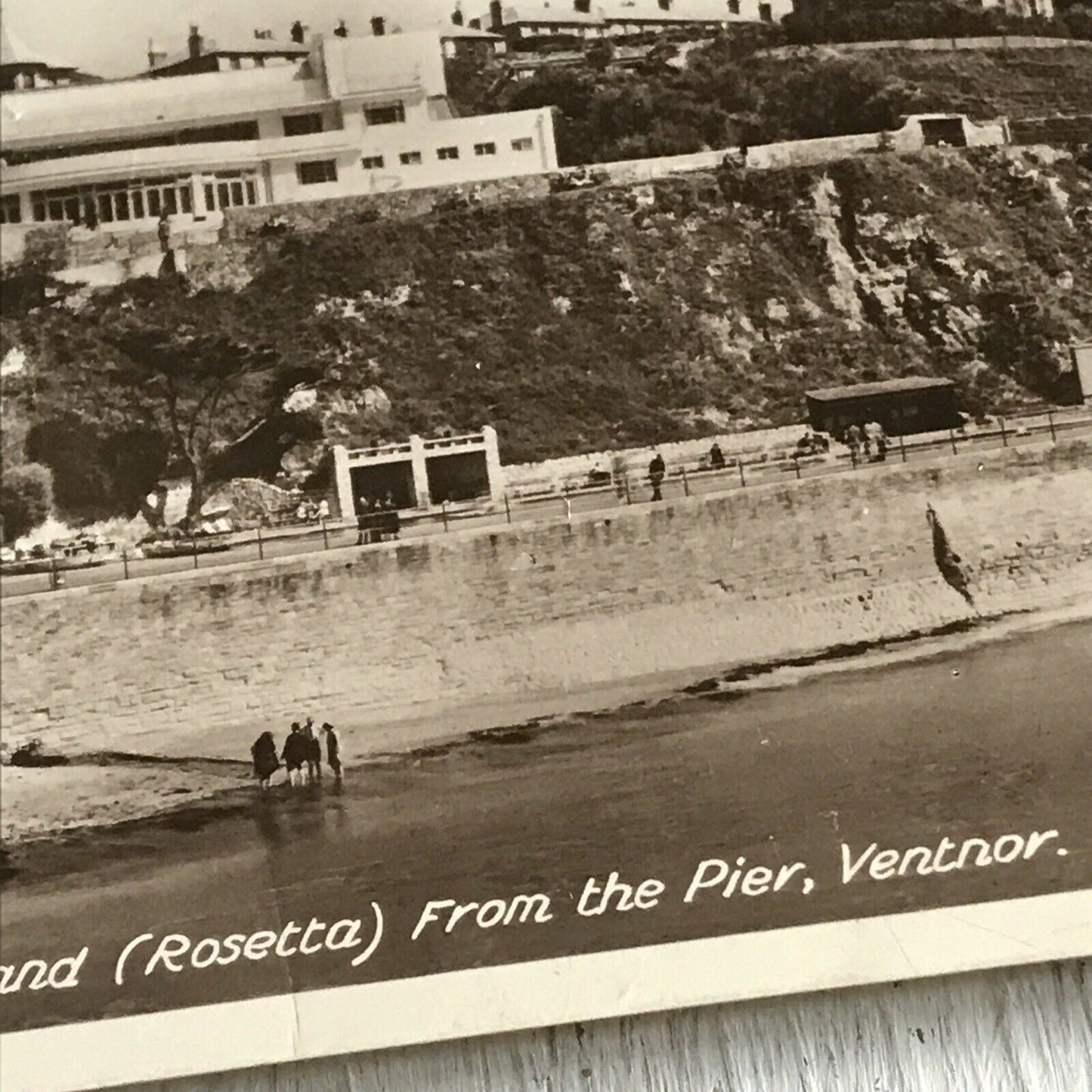 Isle Of Wight Memorabilia Vintage Postcard Ventnor Winter Garden Rosetta Hôtel