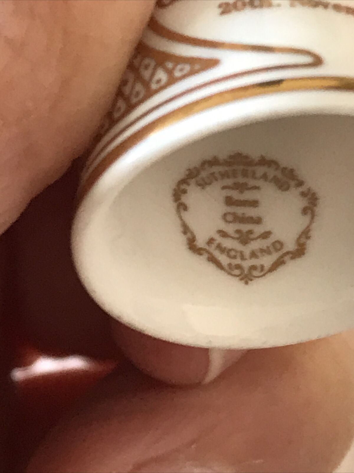 China Thimble Commemorative Queen Elizabeth Prince Phillip Golden Wedding 1997